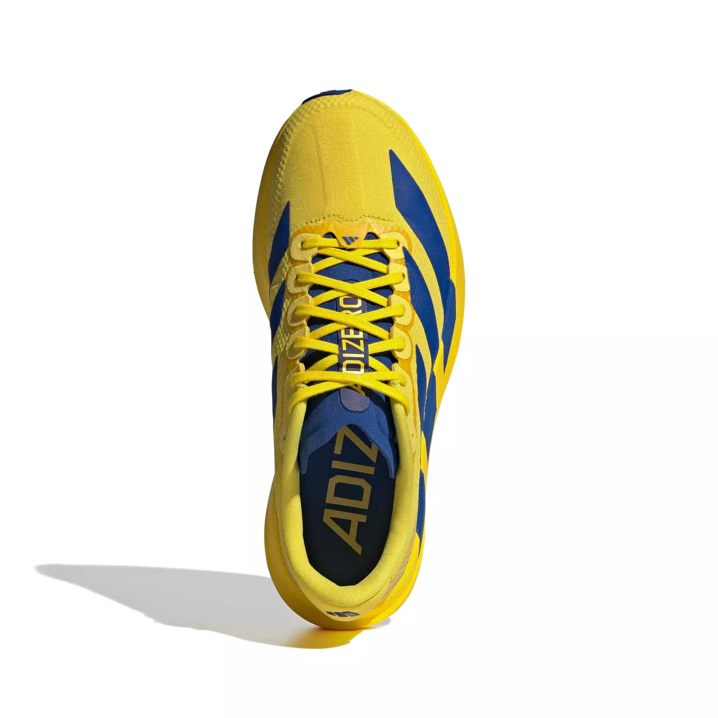 adidas Adizero EVO SL "Yellow/Team Royal Blue/Iron Metallic" Women's Running Shoe - YELLOW/ROYAL/IRON