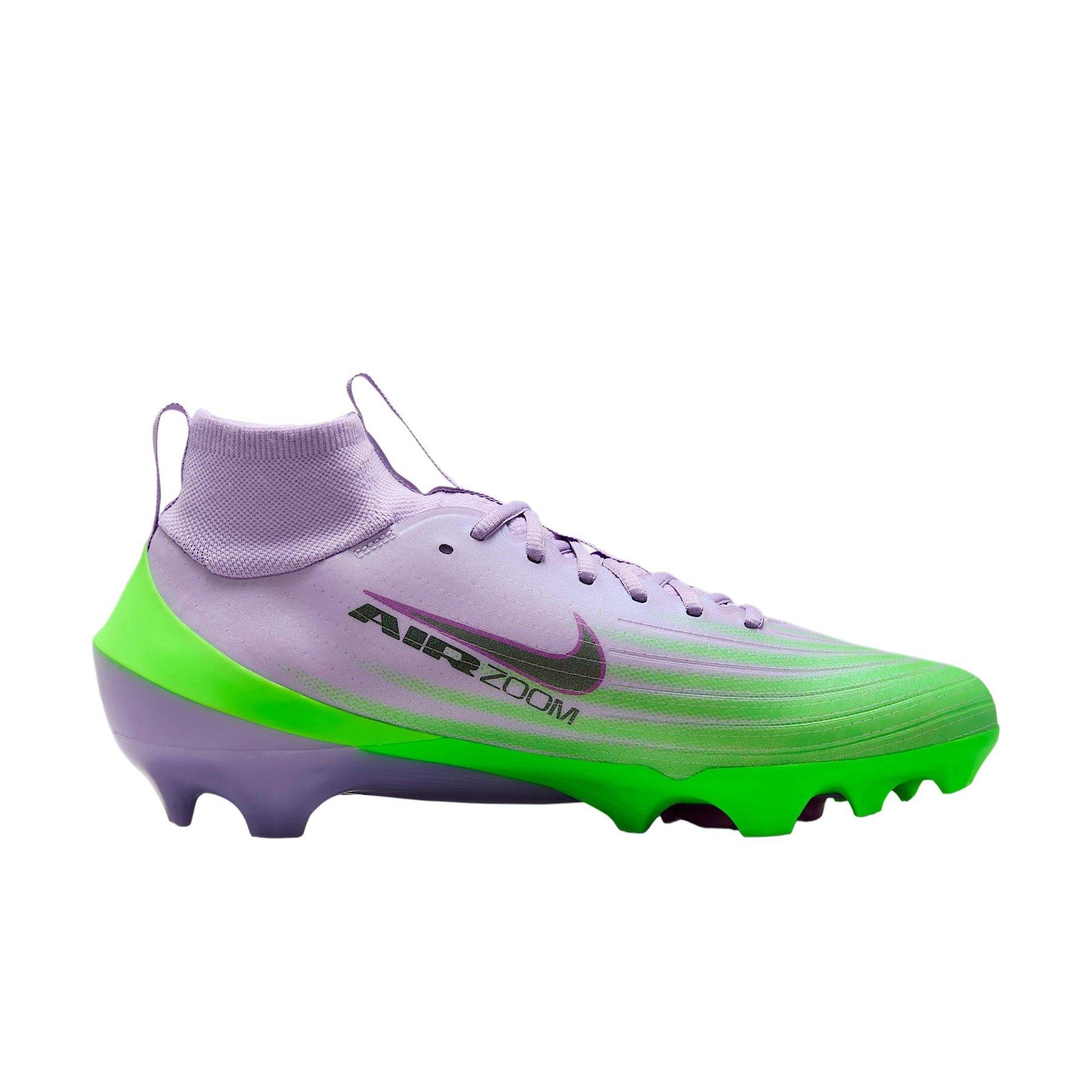 Nike Vapor Pro 1 "Hydrangeas/Green Strike/Doll/Dark Smoke Grey" Men's Football Cleat - HYDRANGEAS/GREEN/DOLL/DK GREY Thumbnail View 1