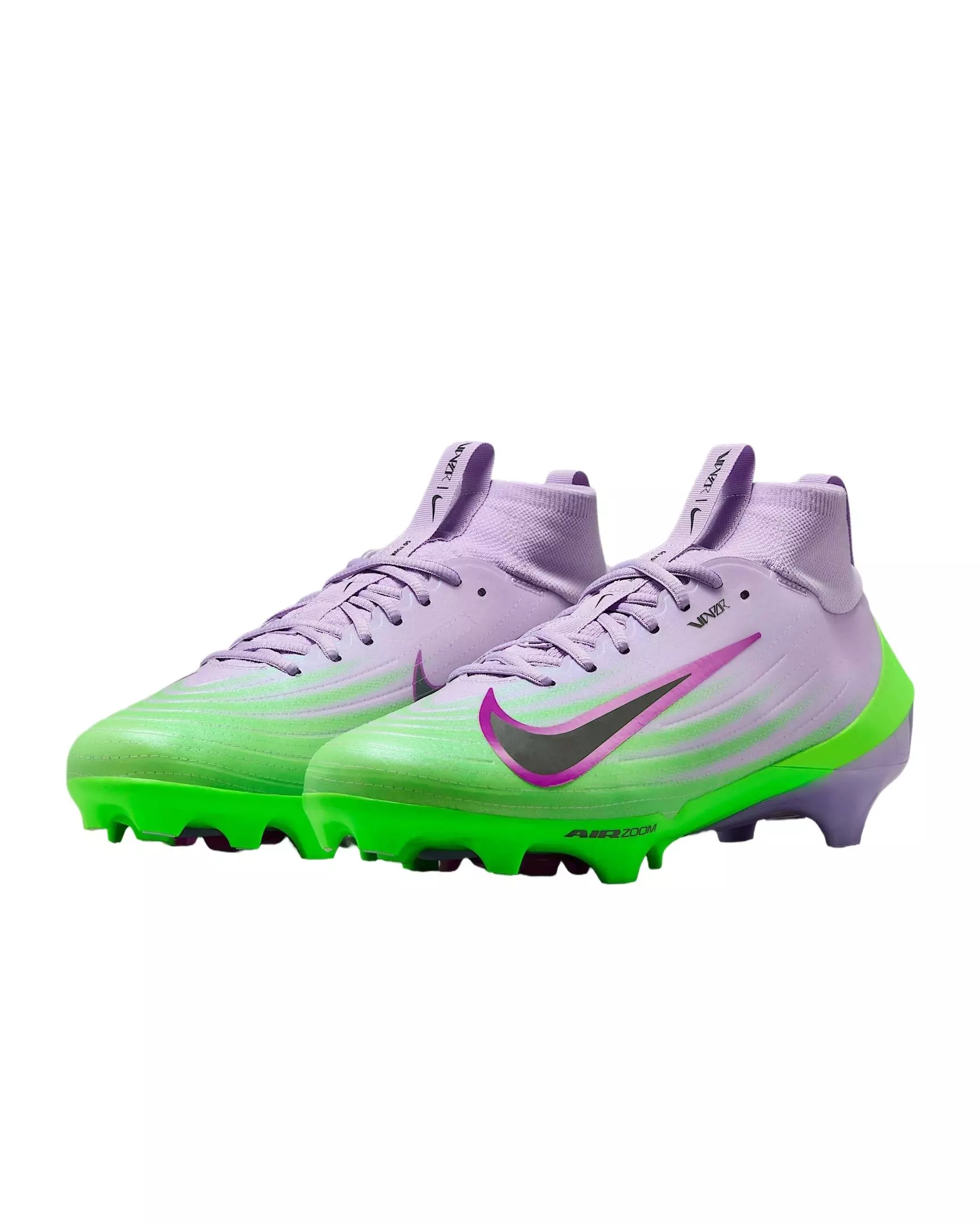 Nike Vapor Pro 1 "Hydrangeas/Green Strike/Doll/Dark Smoke Grey" Men's Football Cleat - HYDRANGEAS/GREEN/DOLL/DK GREY