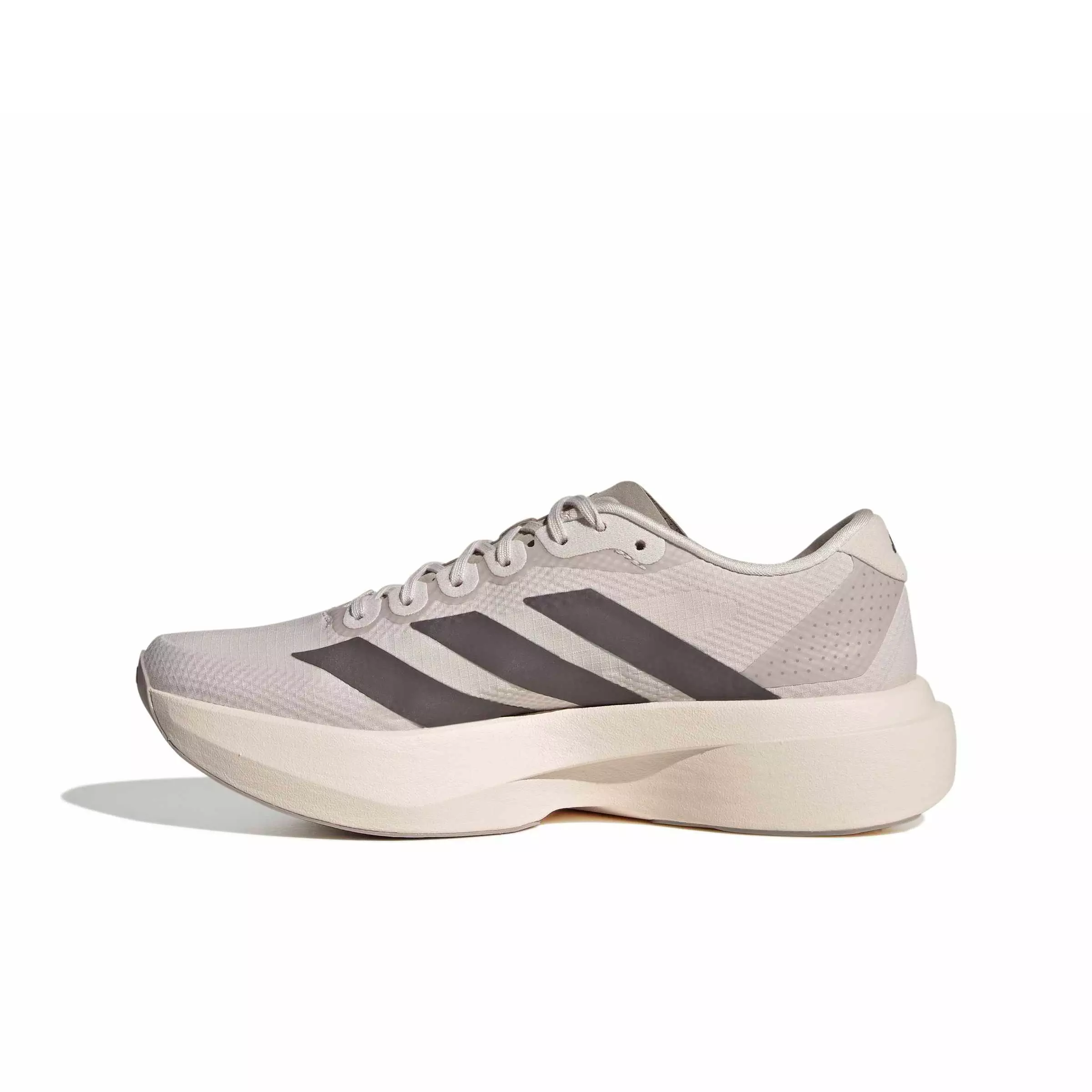 adidas Adizero EVO SL Woven "Putty Mauve/Charcoal/Iron Metallic" Women's Running Shoe - MAUVE/CHARCOAL/IRON