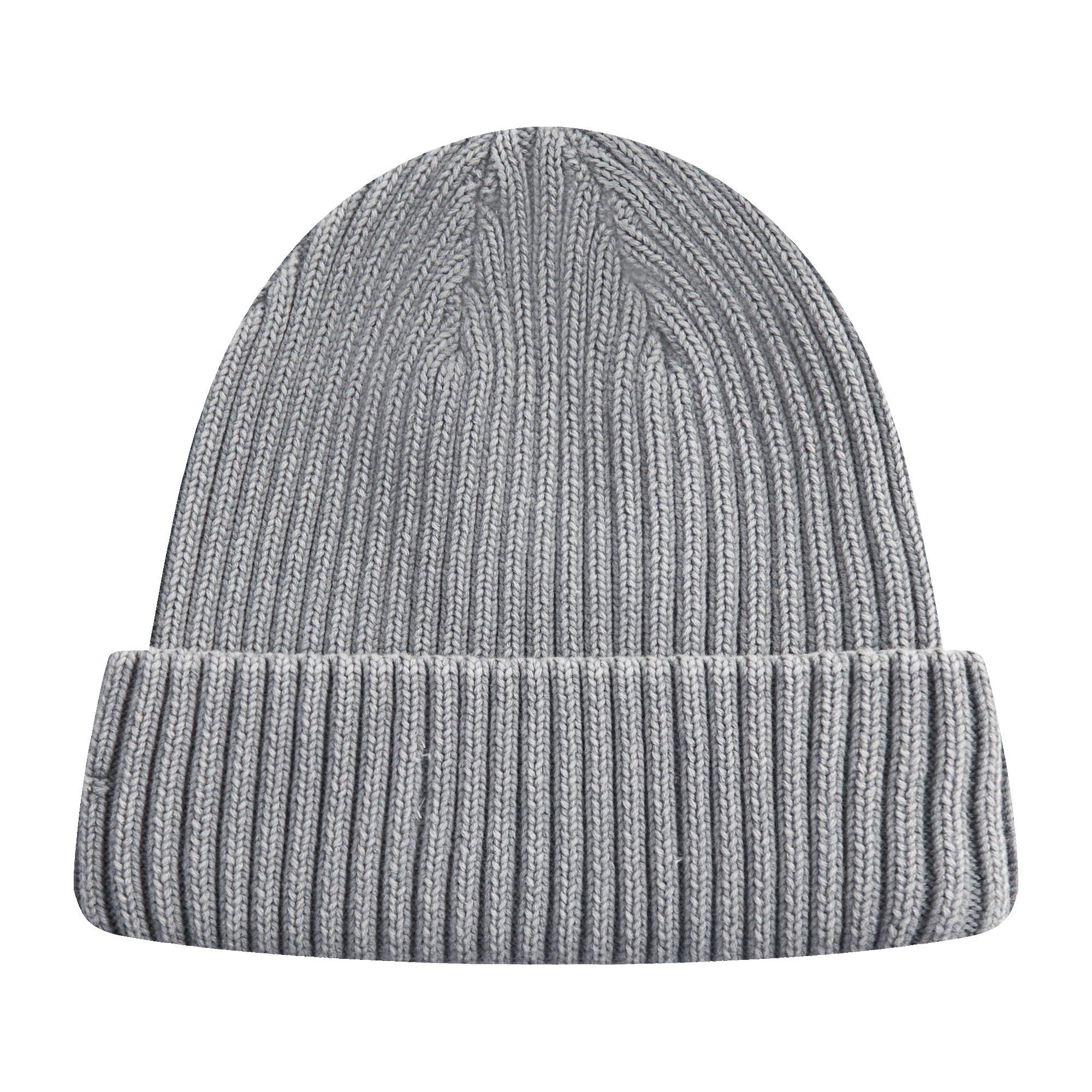 L/AB c/o Off-White Off Embroidered Washed Cuff Beanie Beanie - Grey - GREY