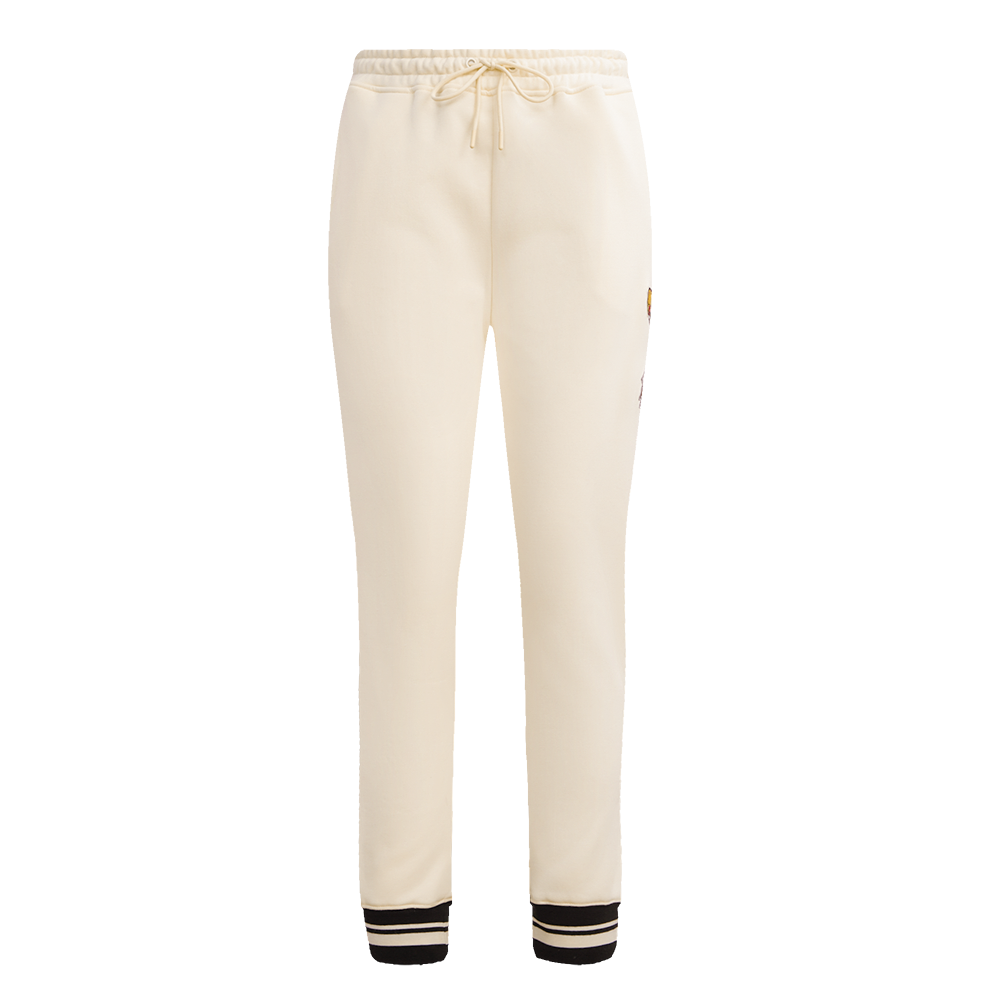Pro Standard Women's MLB Pittsburgh Pirates Retro Classic Sweatpants - Eggshell - CREAM Thumbnail View 1
