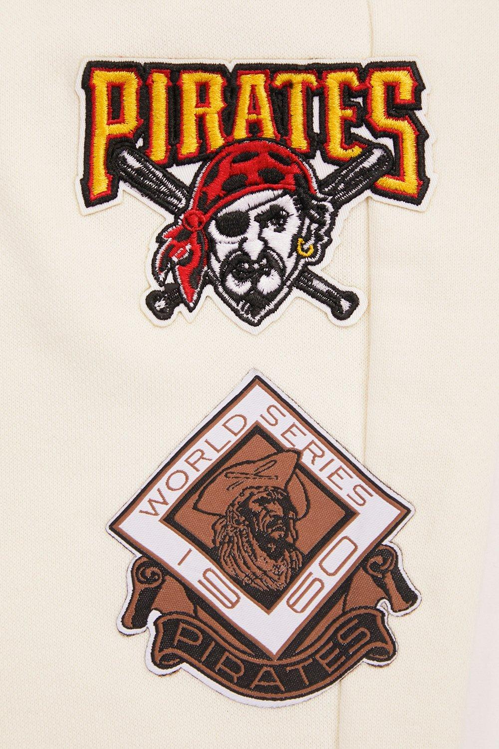 Pro Standard Women's MLB Pittsburgh Pirates Retro Classic Sweatpants - Eggshell - CREAM Thumbnail View 5