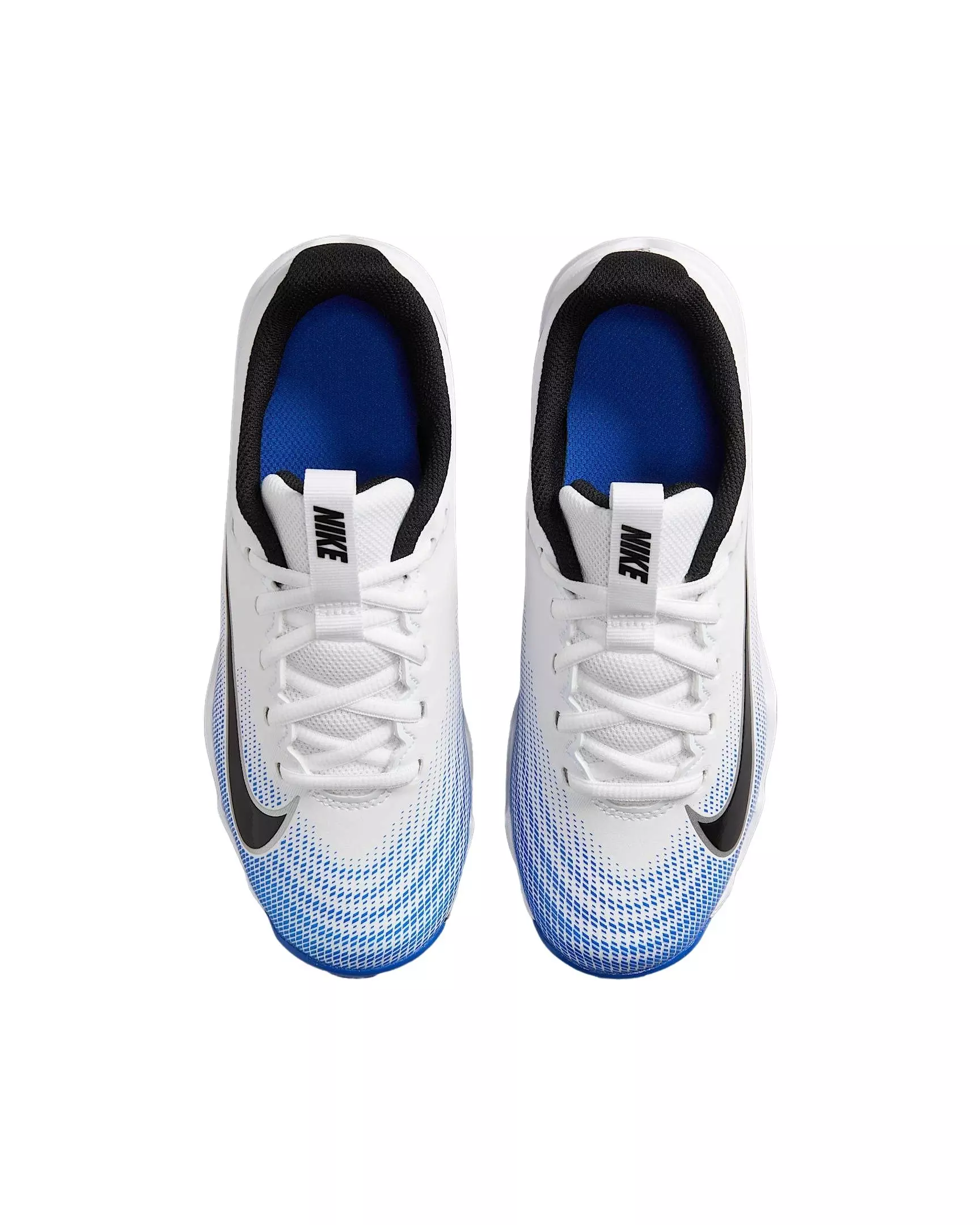 Nike Vapor Shark 3 "White/Racer Blue/Black" Preschool Boys' Football Cleat - WHITE/BLUE/BLACK