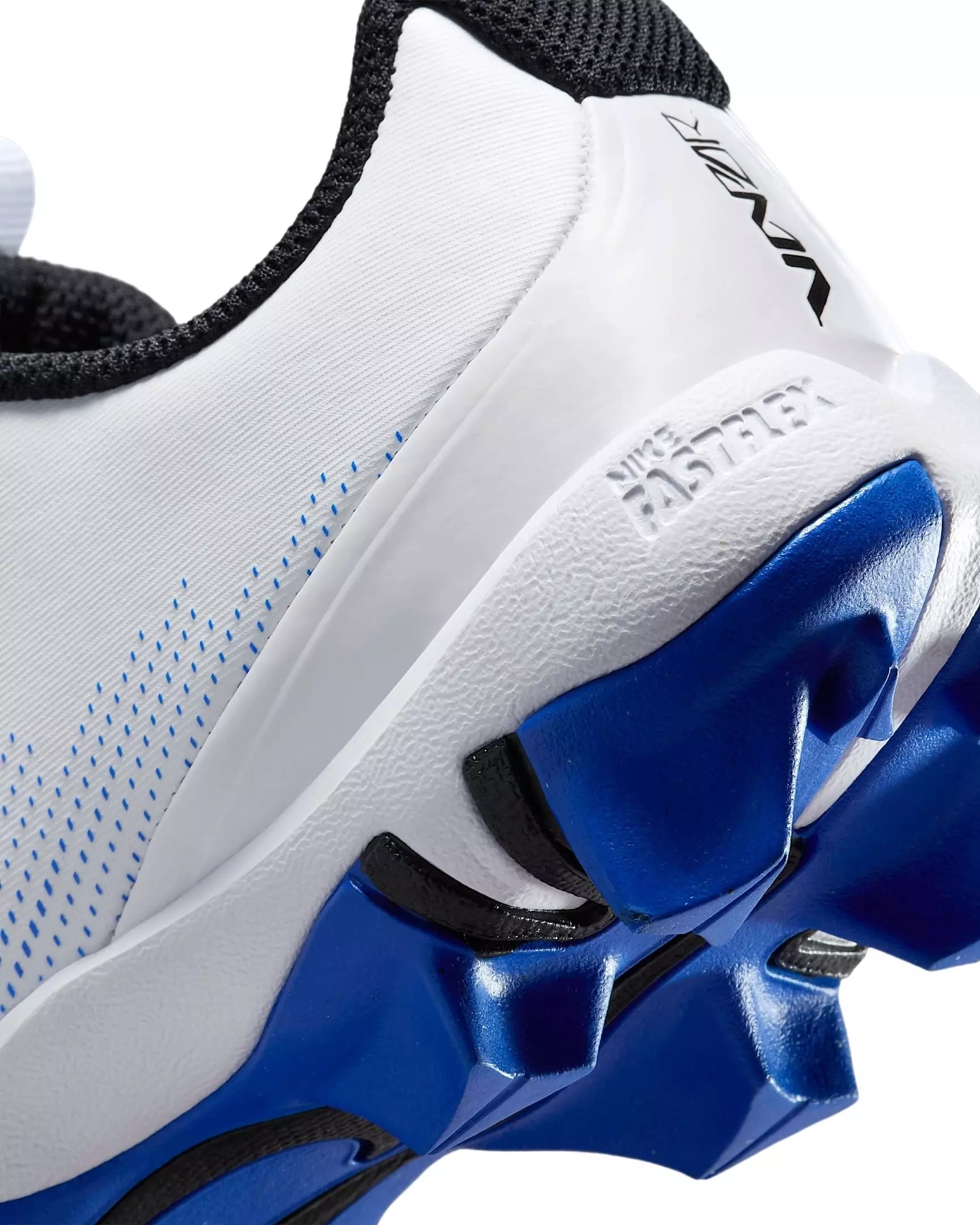 Nike Vapor Shark 3 "White/Racer Blue/Black" Preschool Boys' Football Cleat - WHITE/BLUE/BLACK