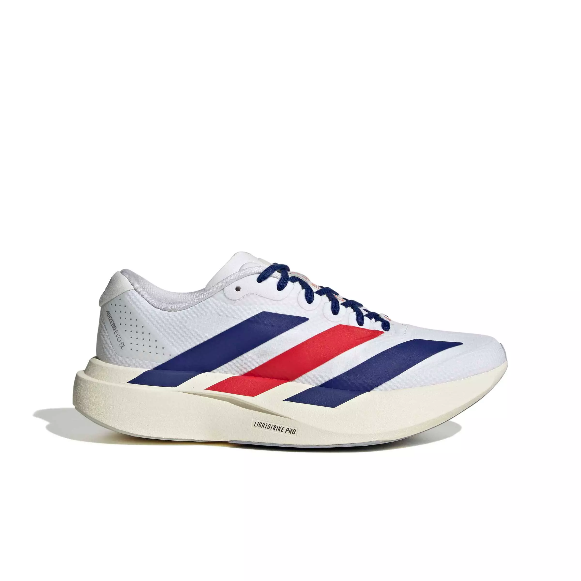 adidas Adizero EVO SL "Ftwr White/Mystery Ink/Pure Ruby" Women's Running Shoe - WHITE/INK/RUBY