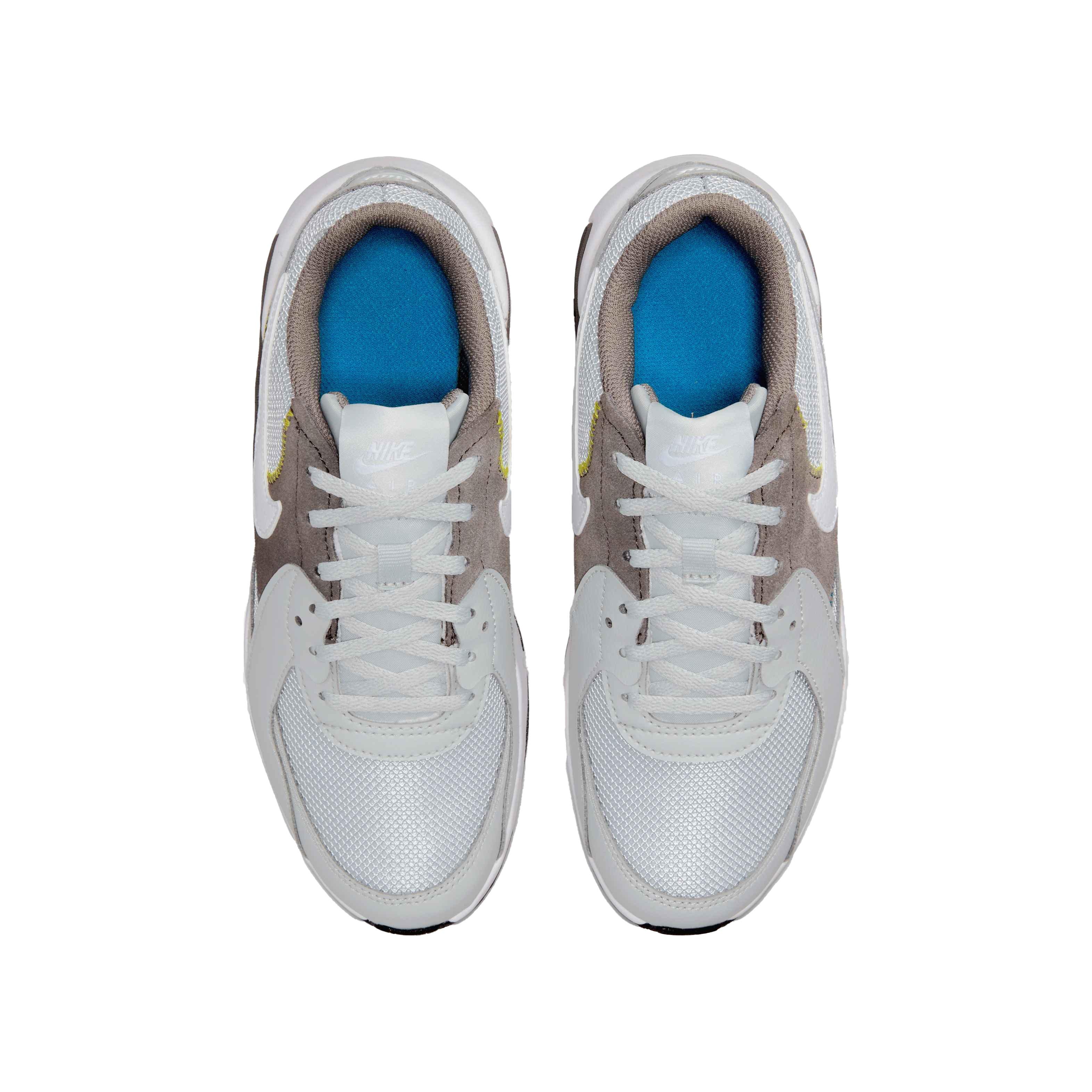 Nike Air Max Excee Grade School Girls' "Grey Fog/White/Flat Pewter/Atomic Green" Shoe
