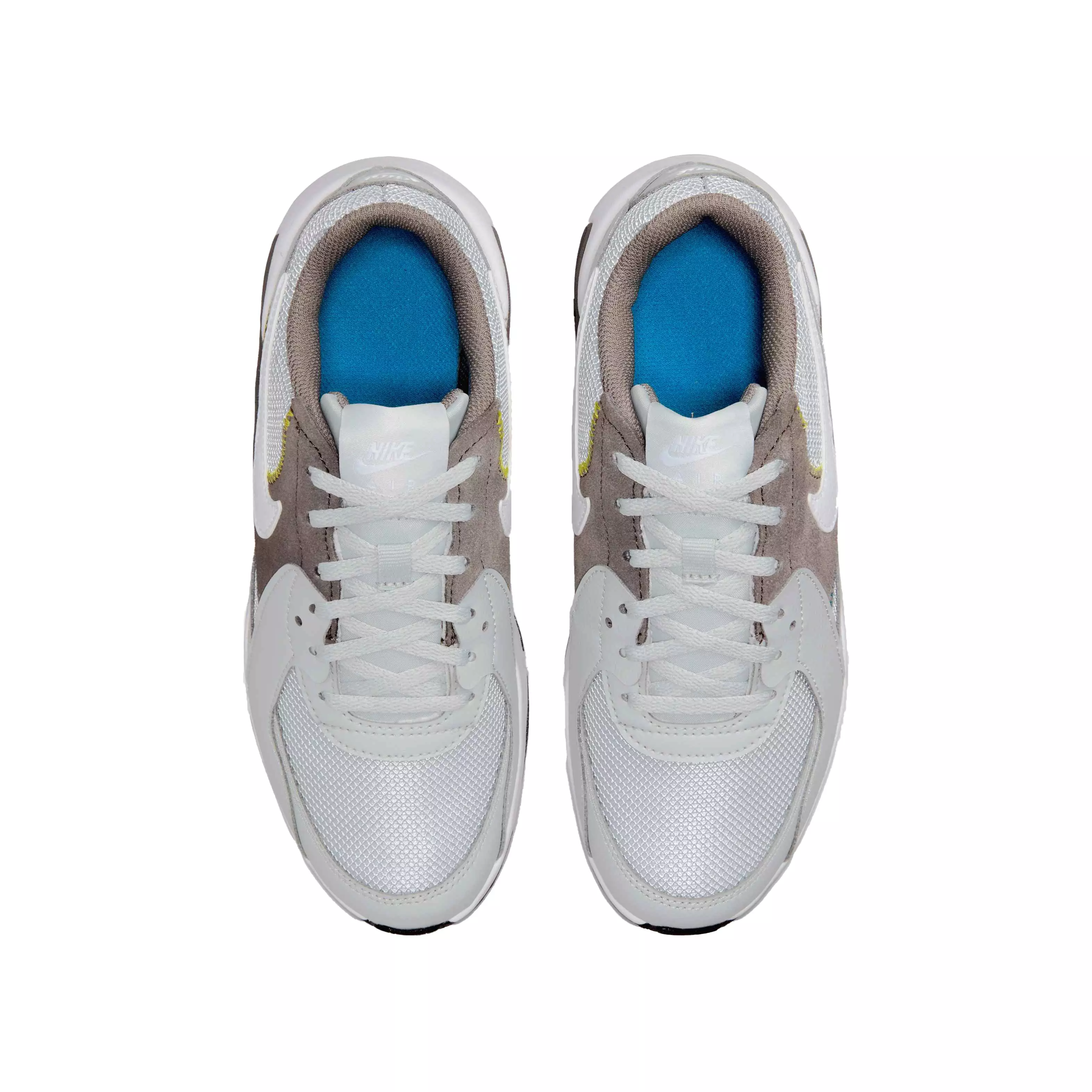 Nike Air Max Excee "Grey Fog/White/Flat Pewter/Atomic Green" Grade School Girls' Shoe - GREY