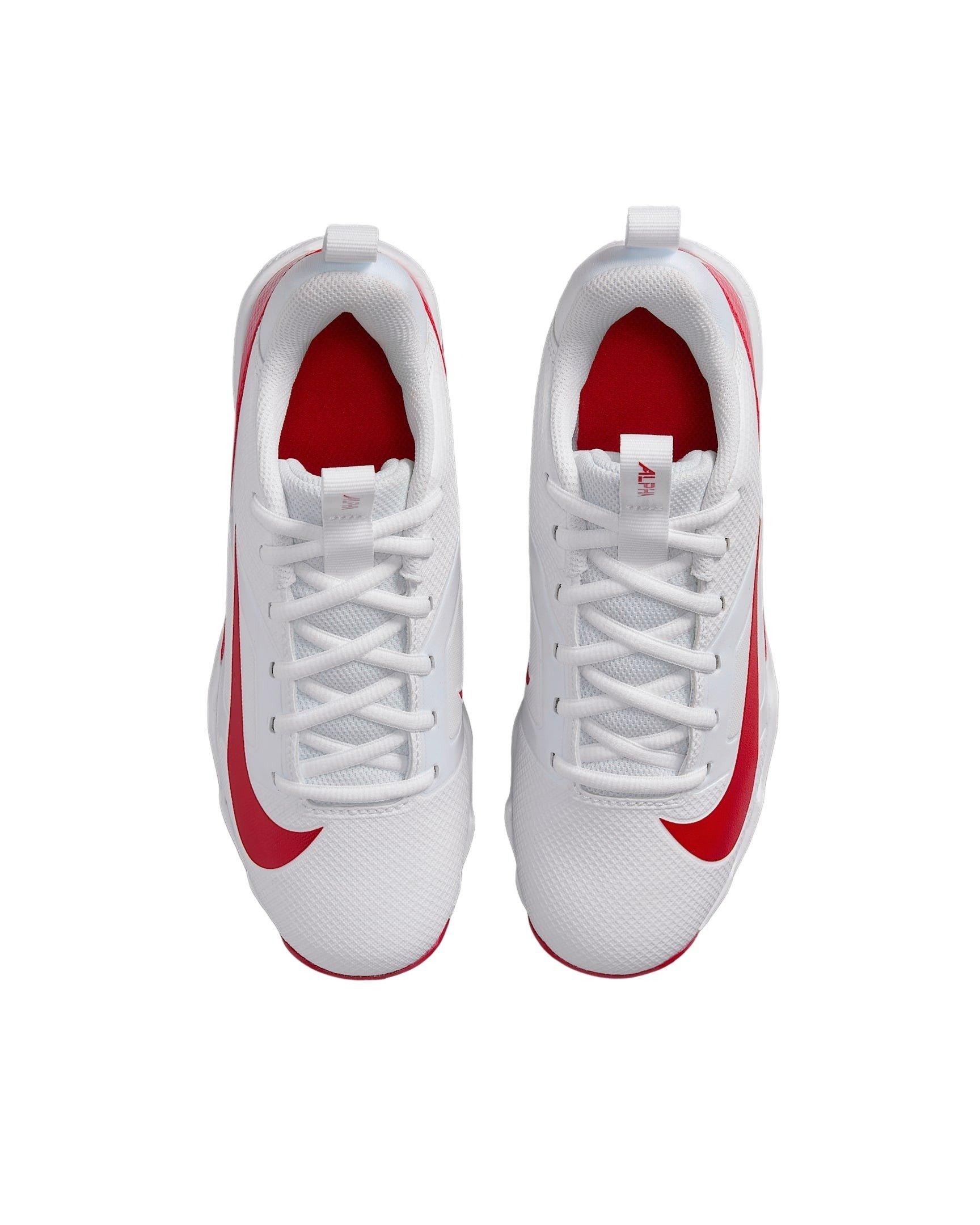 Nike Alpha Menace 4 Shark Preschool Boys' "Racer Pink/Pink Foam/Dk Smoke Grey" Football Cleat