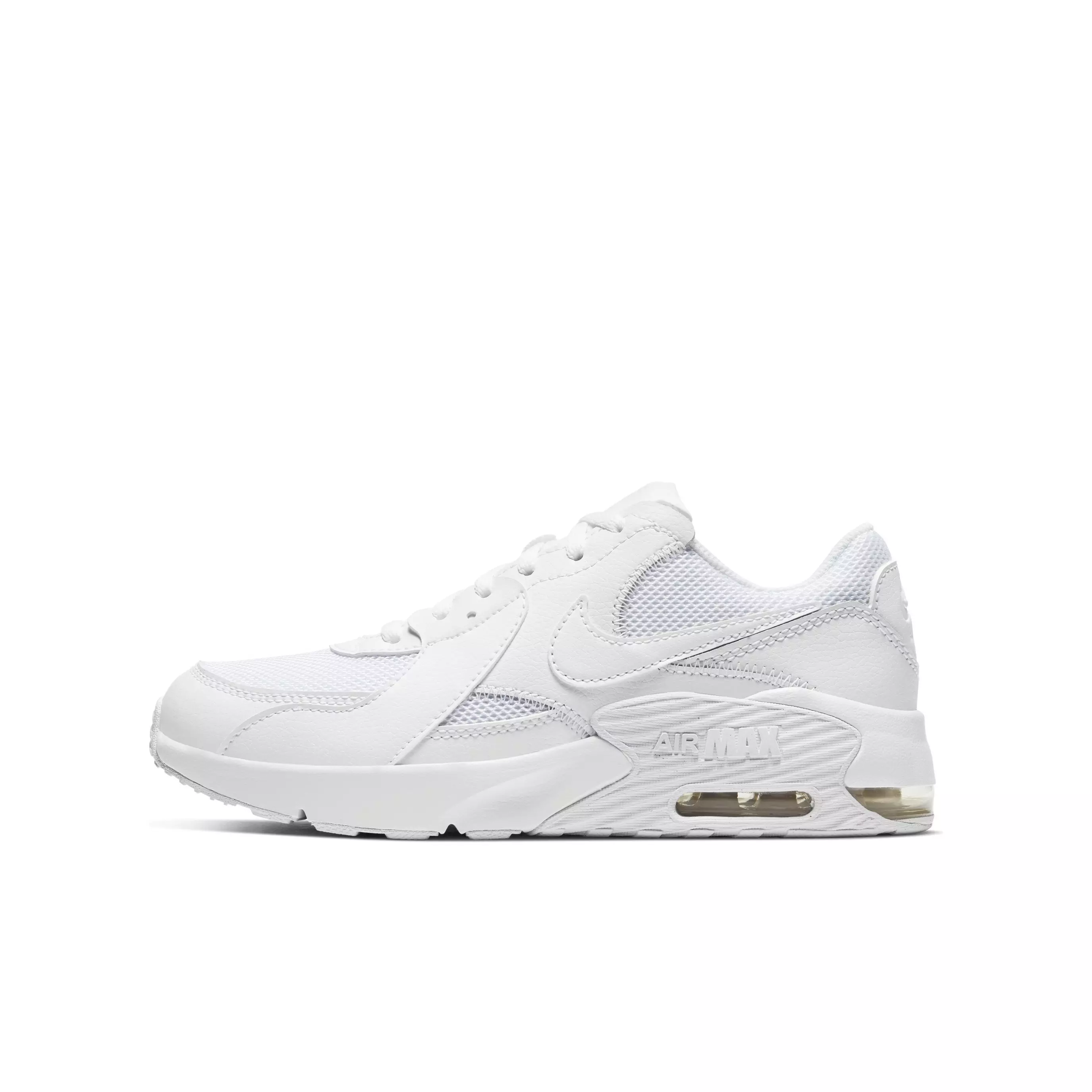 Nike Air Max Excee "White" Grade School Girls' Shoe - WHITE