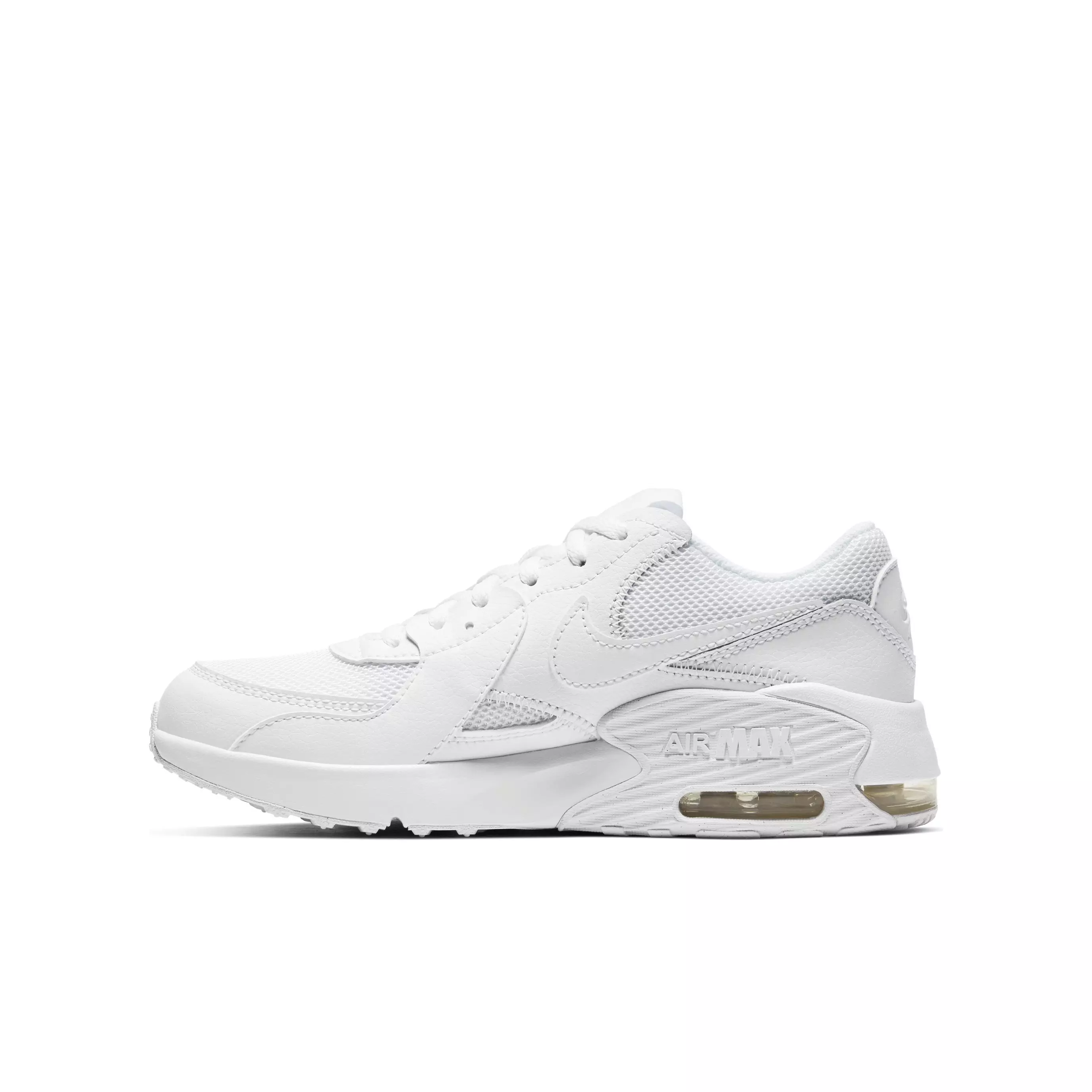 Nike Air Max Excee "White" Grade School Girls' Shoe - WHITE
