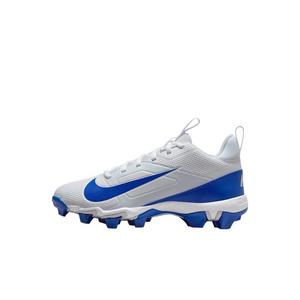 Nike Alpha Menace 4 Shark "White/Hyper Royal/Photon Dust" Preschool Boys' Football Cleat