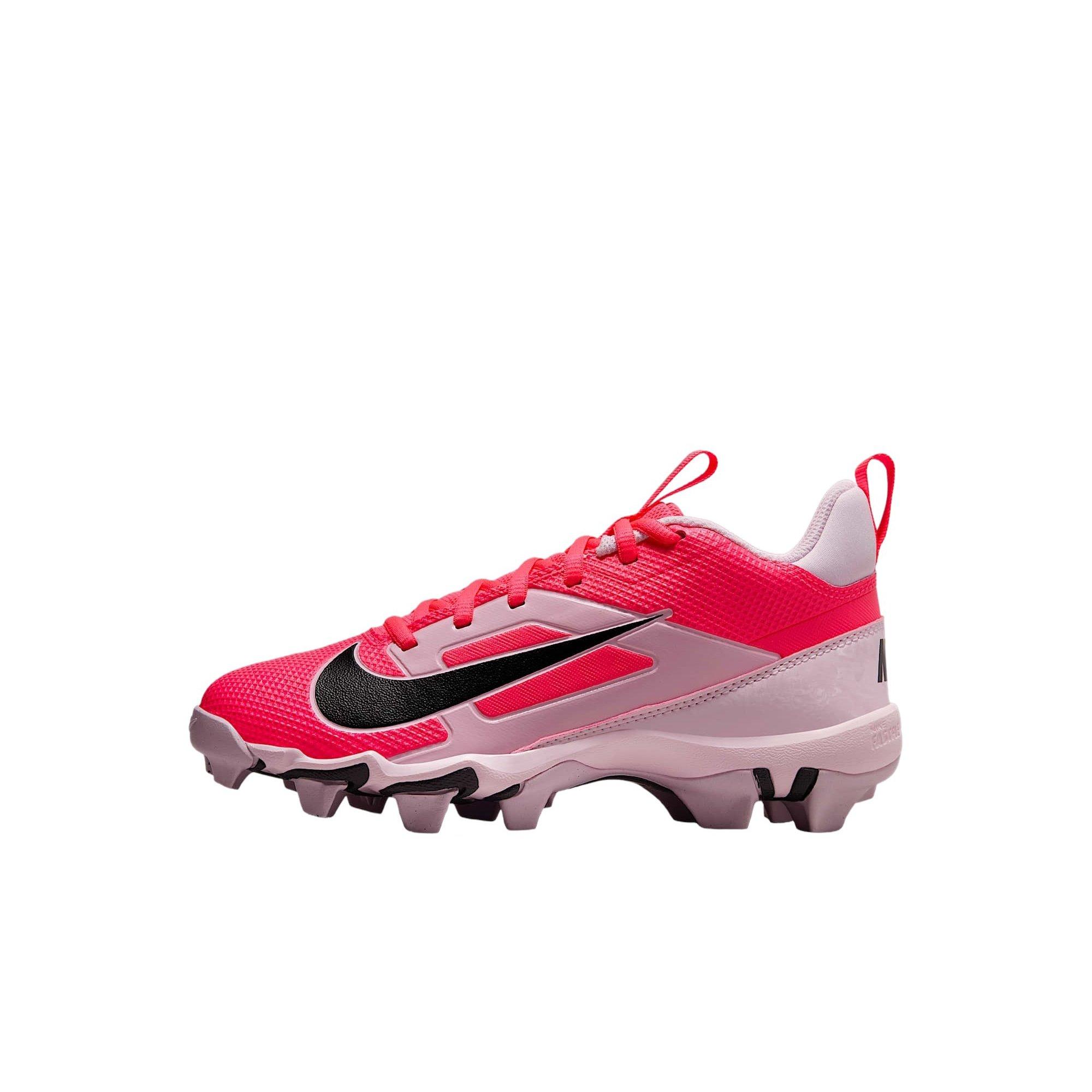 Nike Alpha Menace 4 Shark Preschool Boys' "Racer Pink/Pink Foam/Dark Smoke Grey" Football Cleat