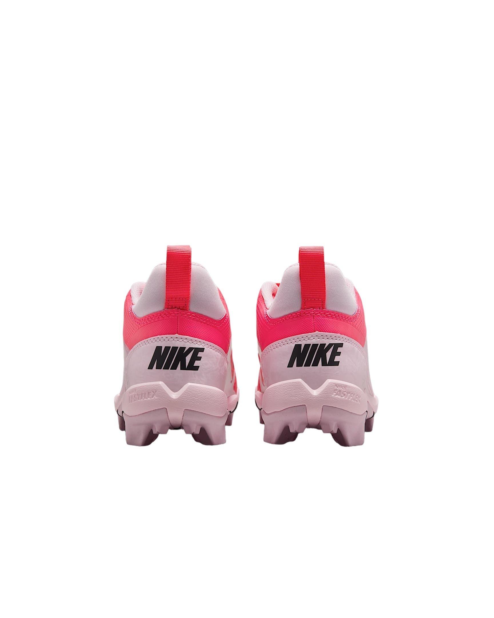 Nike Alpha Menace 4 Shark Preschool Boys' "Racer Pink/Pink Foam/Dark Smoke Grey" Football Cleat