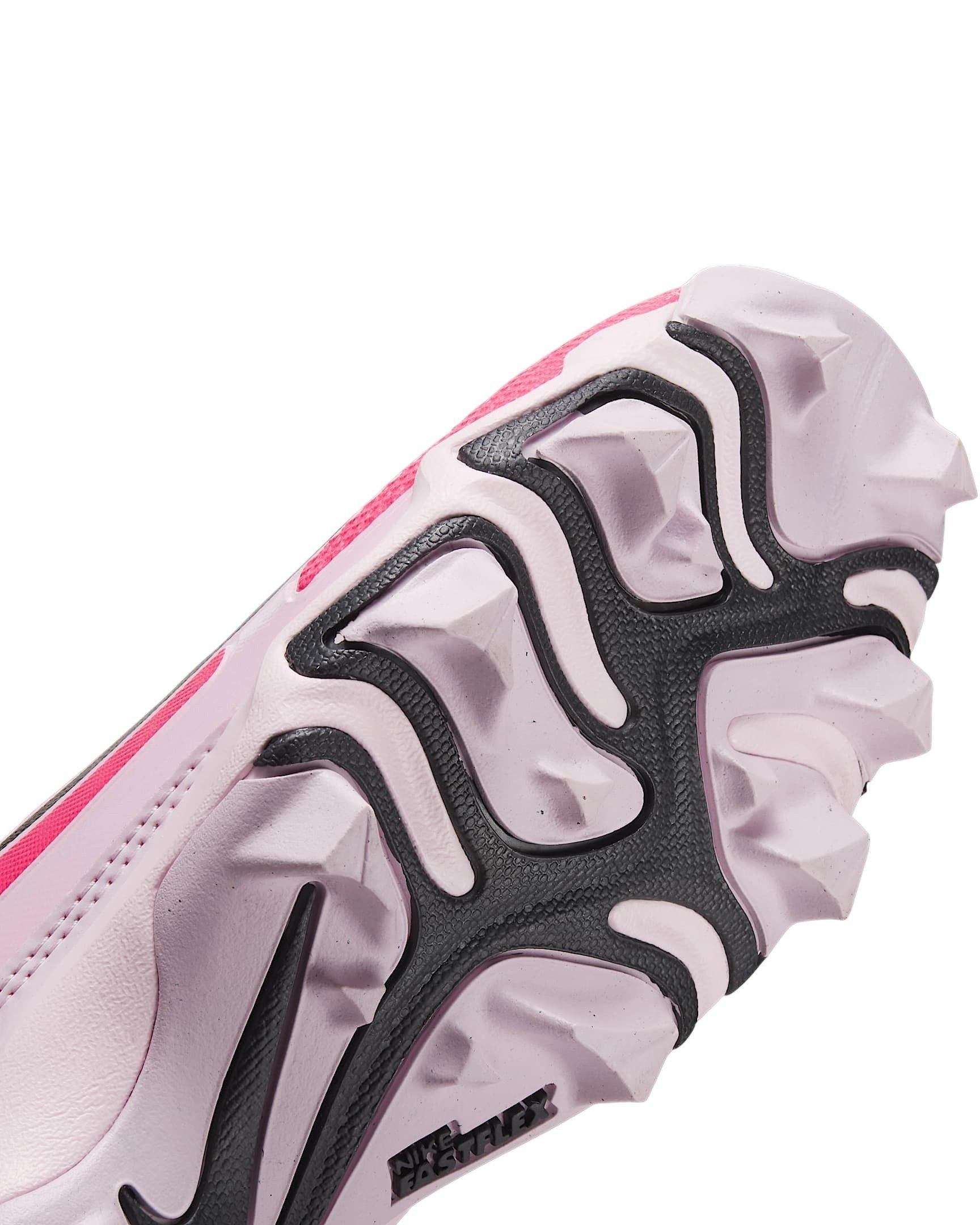 Nike Alpha Menace 4 Shark Preschool Boys' "Racer Pink/Pink Foam/Dark Smoke Grey" Football Cleat