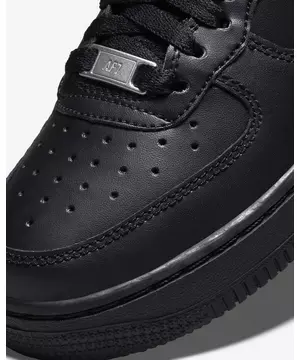 Nike Air Force 1 LE Black/Black Grade School Kids' Shoe