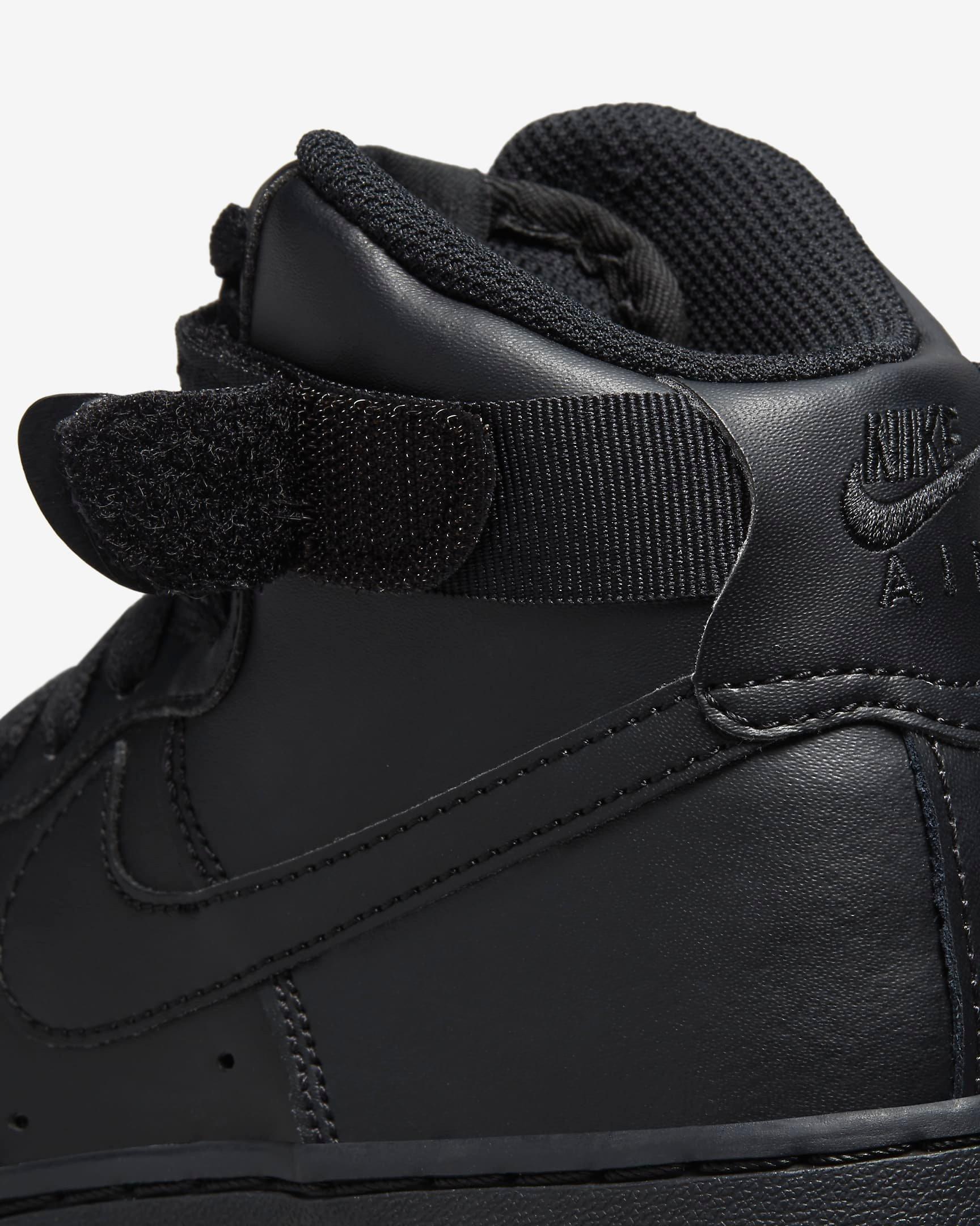 Nike Air Force 1 Suede High-top Sneakers in Black