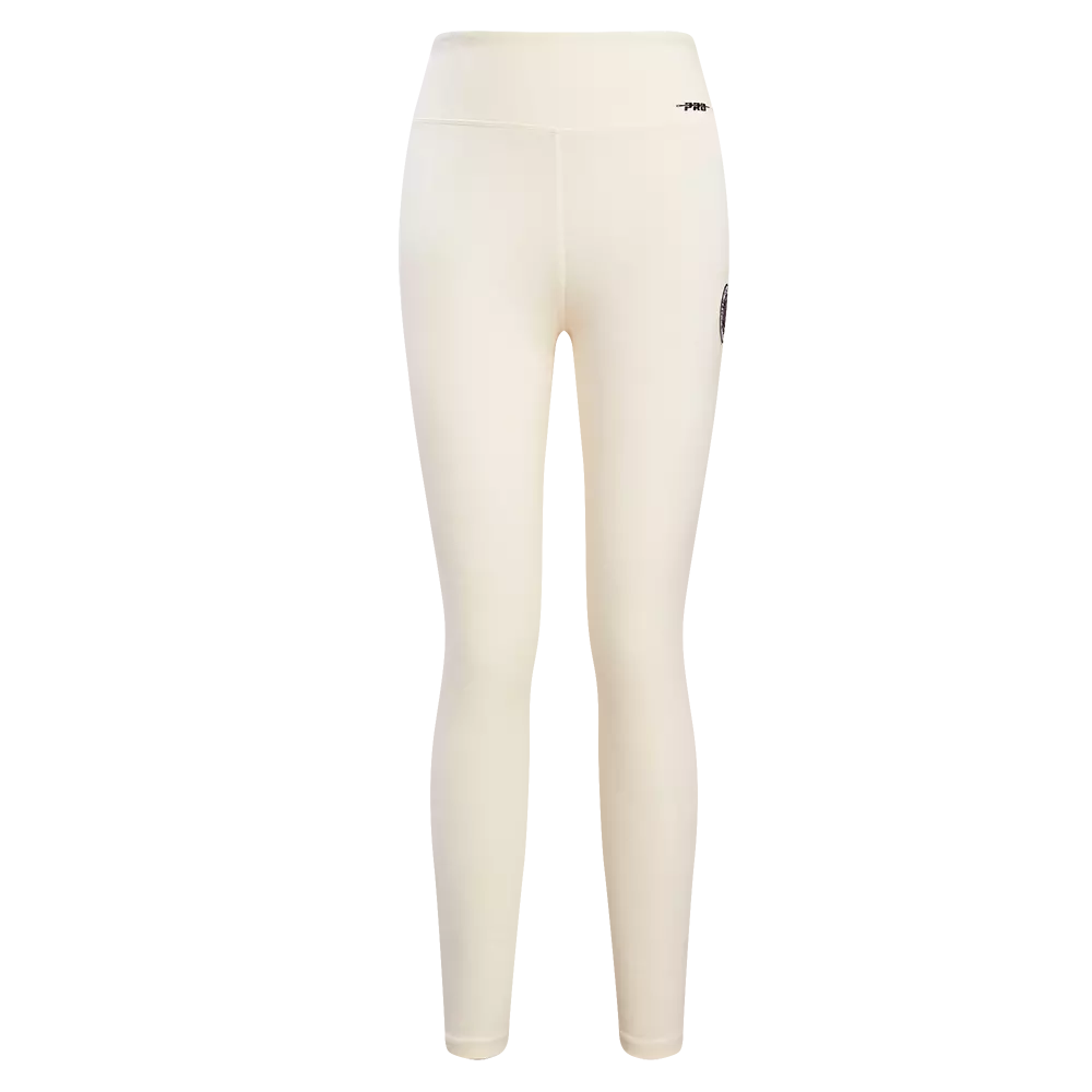 Pro Standard Women's MLB New York Yankees Retro Classic Jersey Leggings - Eggshell - EGGSHELL