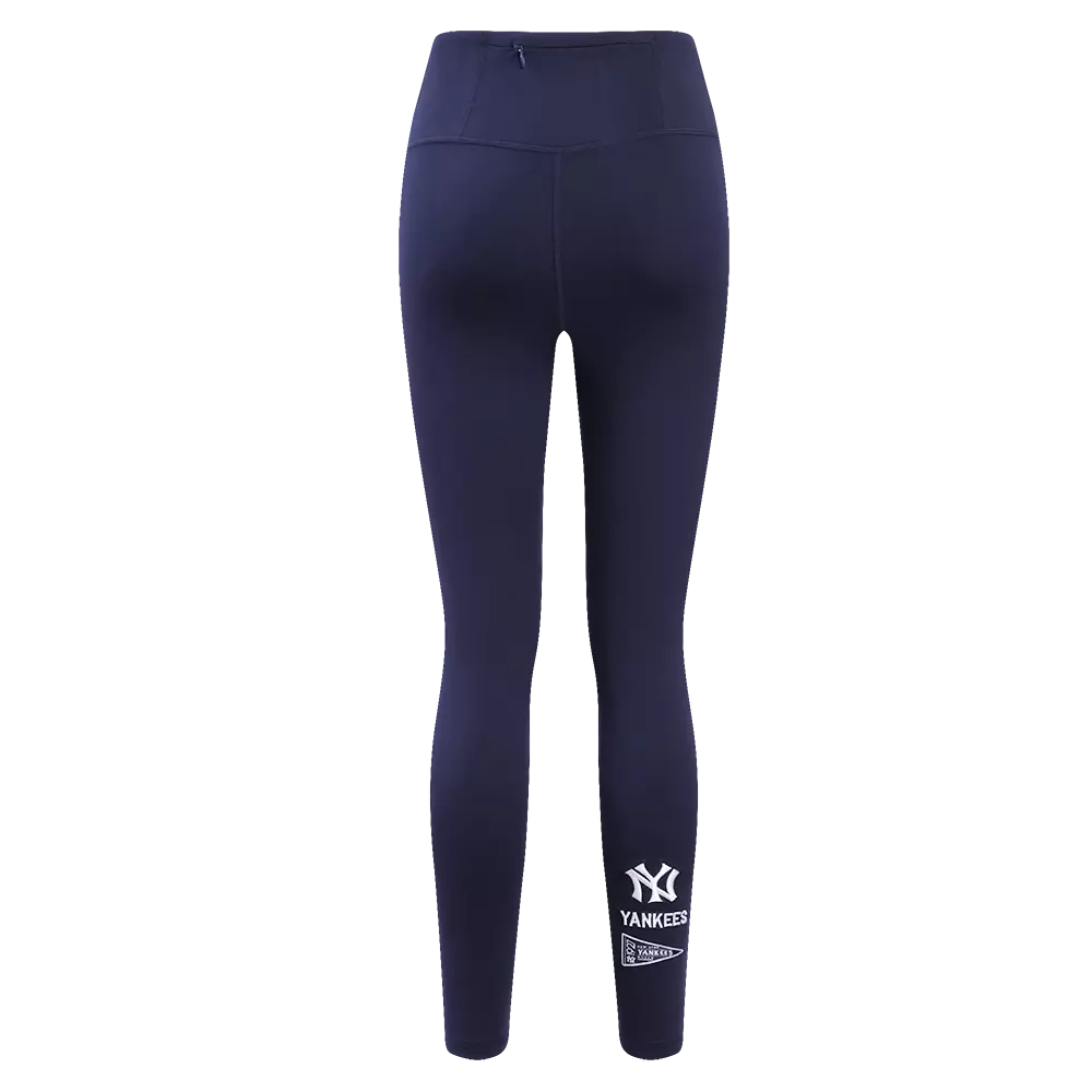 Pro Standard Women's MLB New York Yankees Retro Classic Jersey Leggings - Navy - NAVY