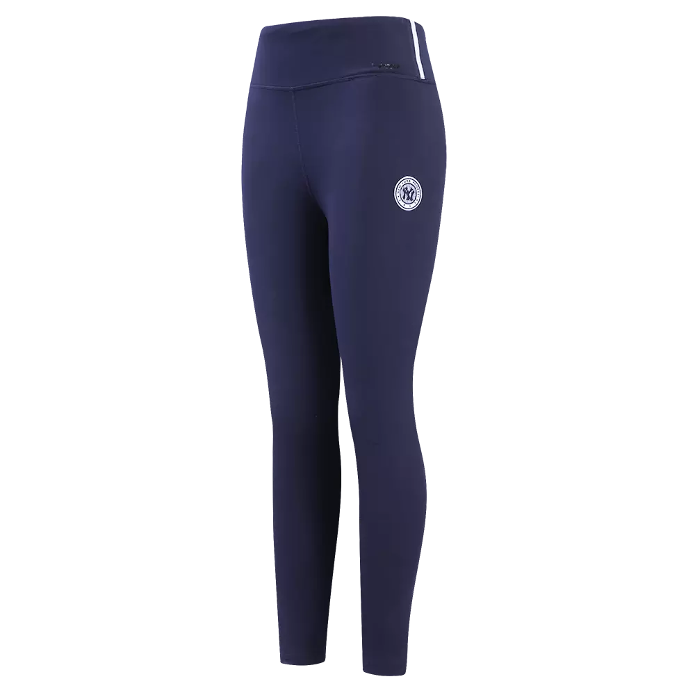 Pro Standard Women's MLB New York Yankees Retro Classic Jersey Leggings - Navy - NAVY