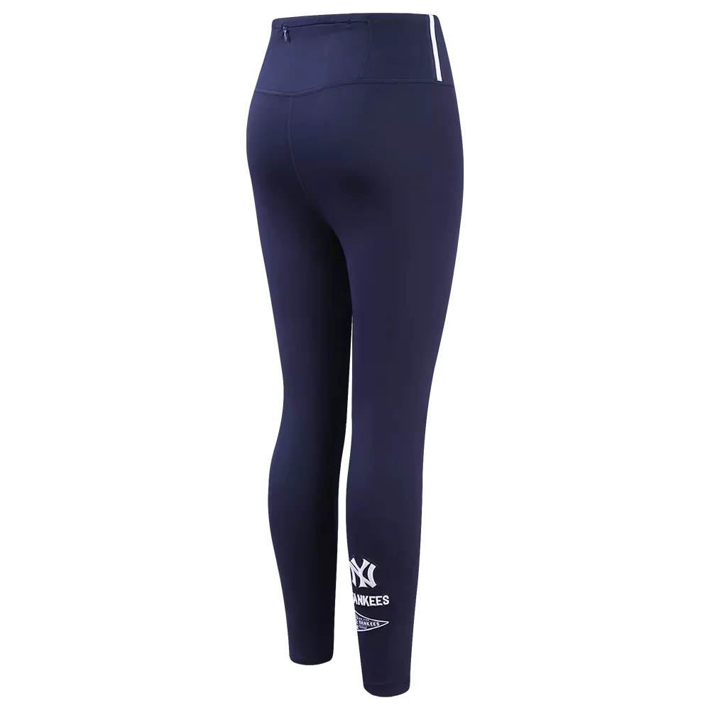 Pro Standard Women's MLB New York Yankees Retro Classic Jersey Leggings - Navy - NAVY