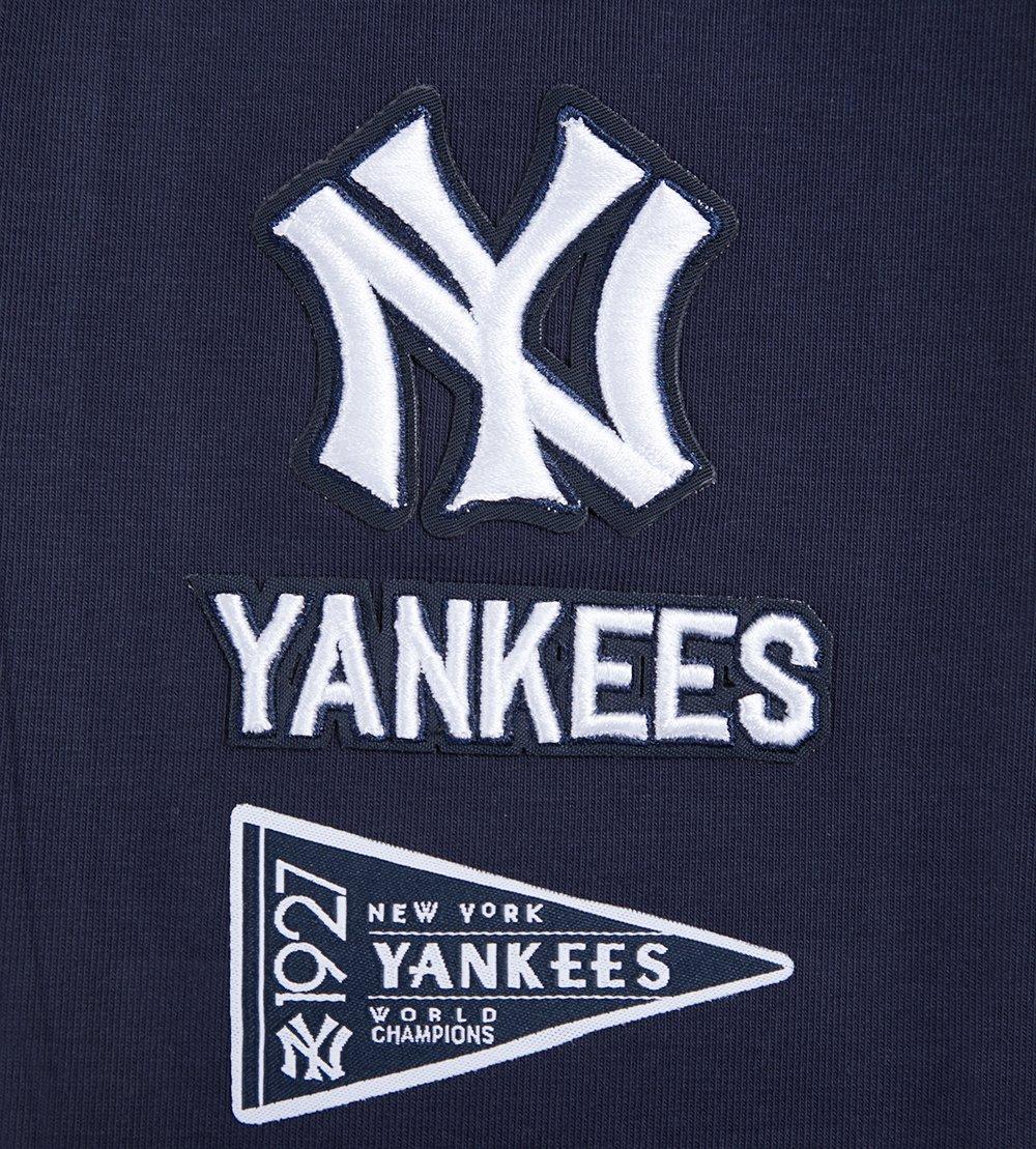Pro Standard Women's MLB New York Yankees Retro Classic Jersey Leggings - Navy - NAVY Thumbnail View 5