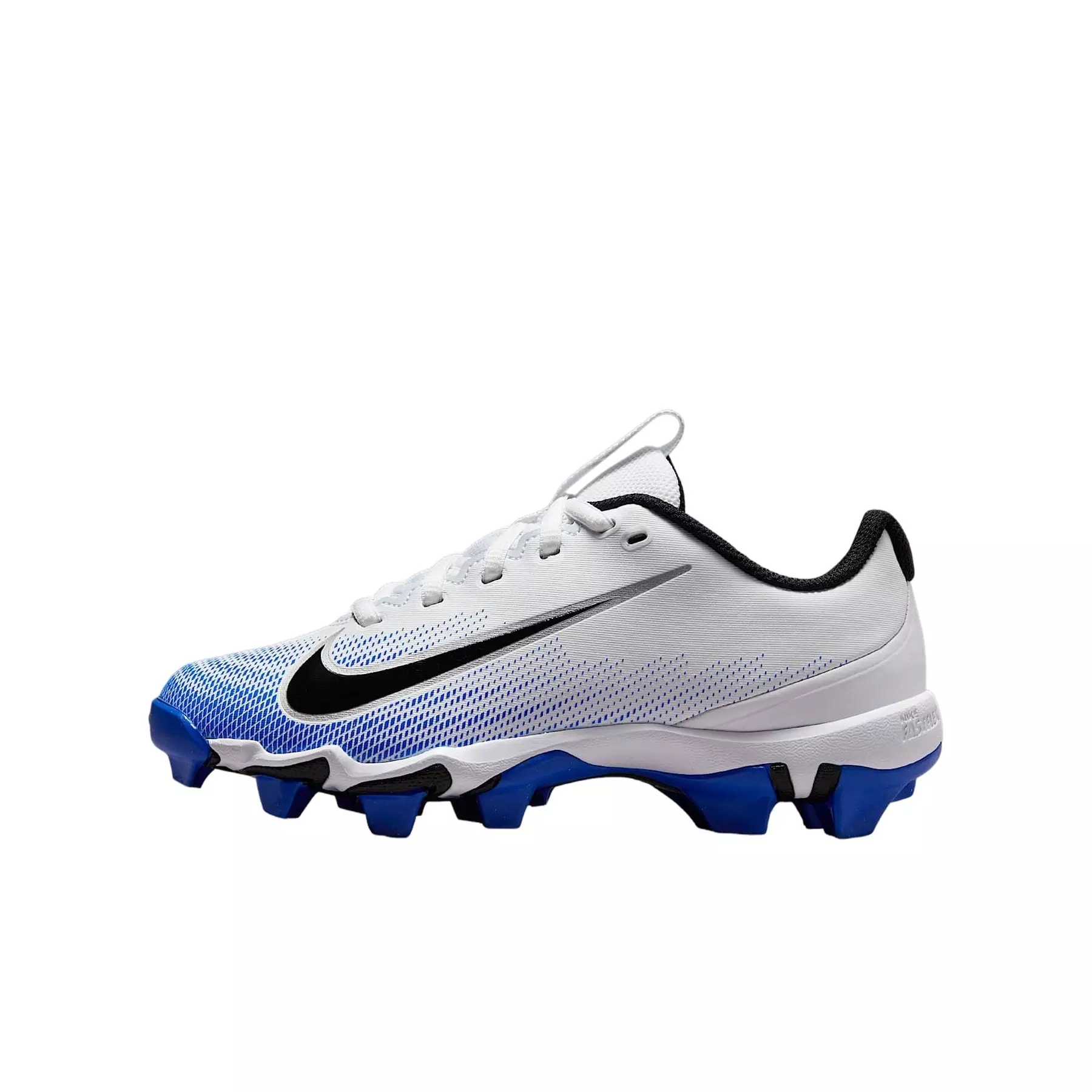 Nike Vapor Shark 3 "White/Racer Blue/Black" Grade School Boys' Football Cleat - WHITE/BLUE/BLACK