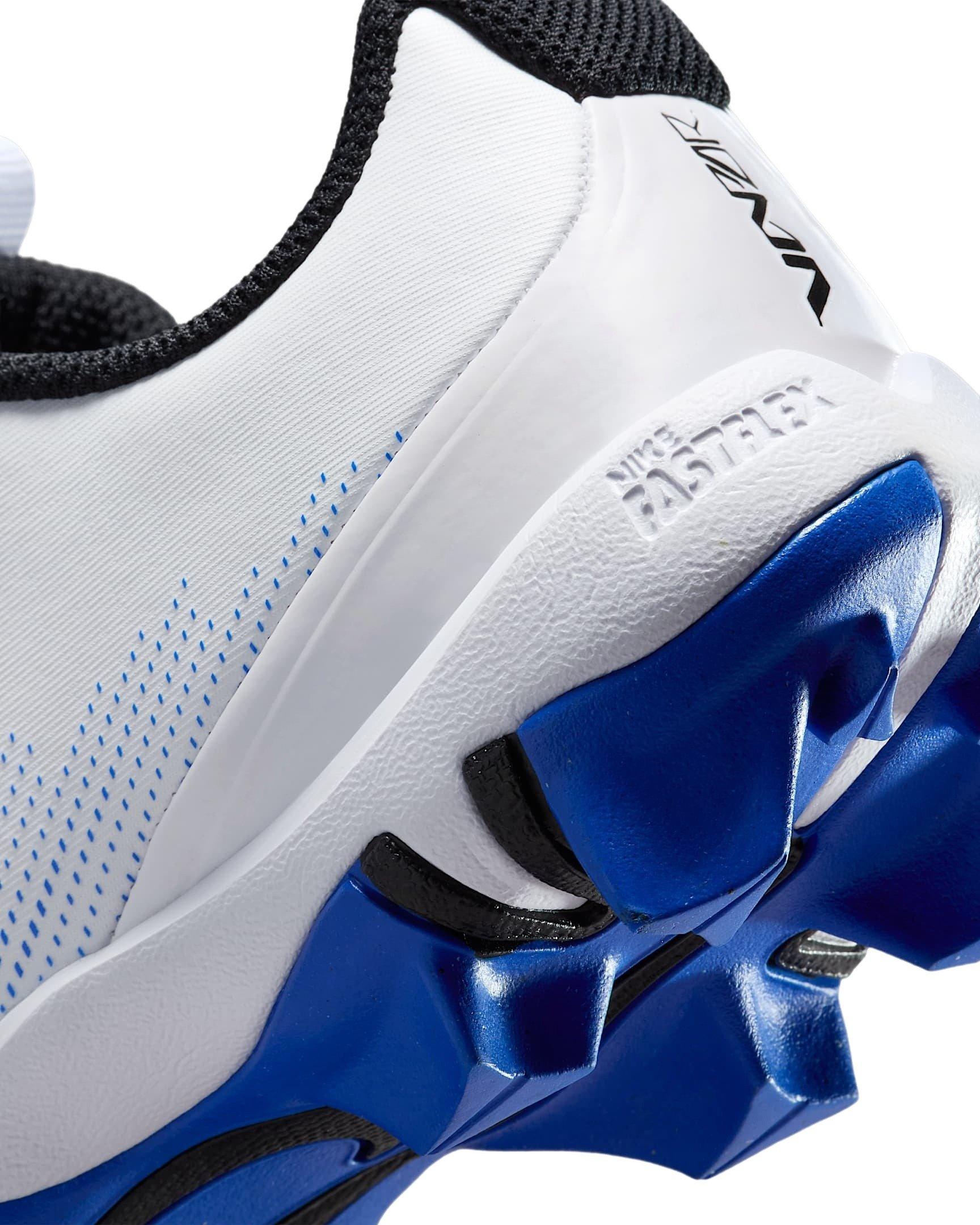 Nike Vapor Shark 3 Grade School Boys' "White/Racer Blue/Black" Football Cleat