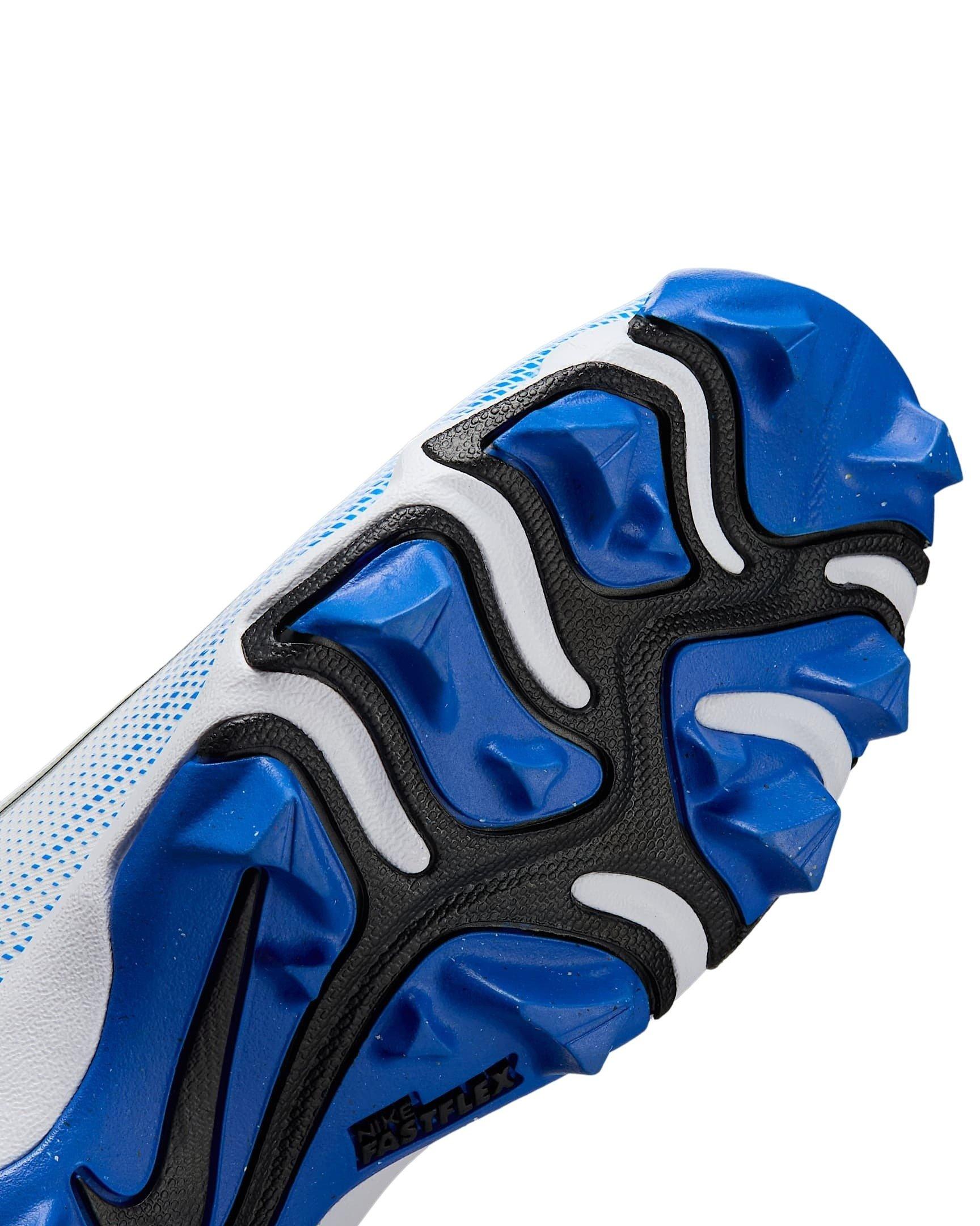 Nike Vapor Shark 3 Grade School Boys' "White/Racer Blue/Black" Football Cleat