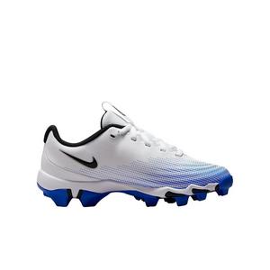 Nike Vapor Shark 3 "White/Racer Blue/Black" Grade School Boys' Football Cleat