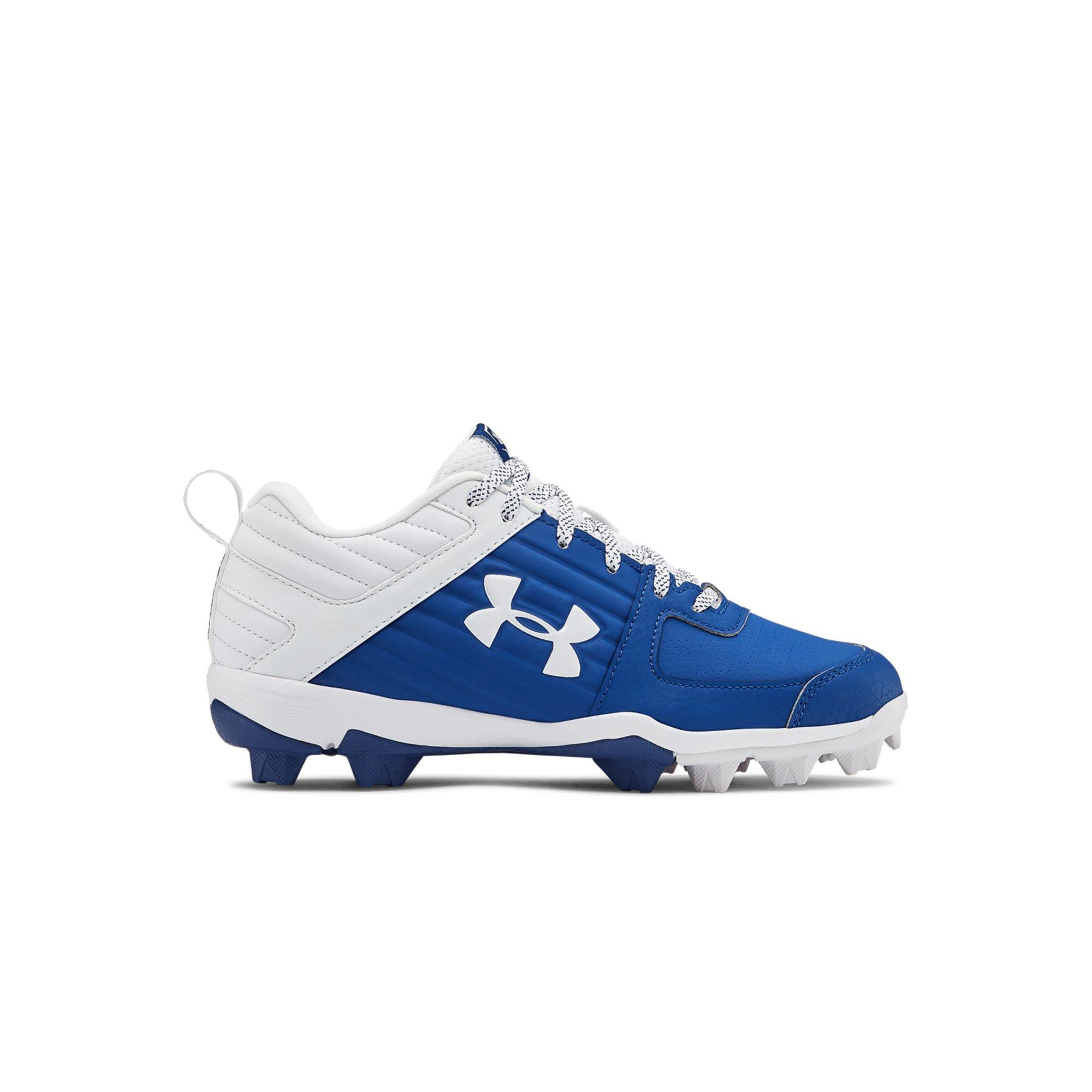 blue under armour baseball cleats