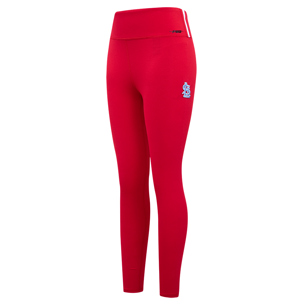 Pro Standard Women's MLB St. Louis Cardinals Retro Classic Jersey Leggings - Red - RED Thumbnail View 3