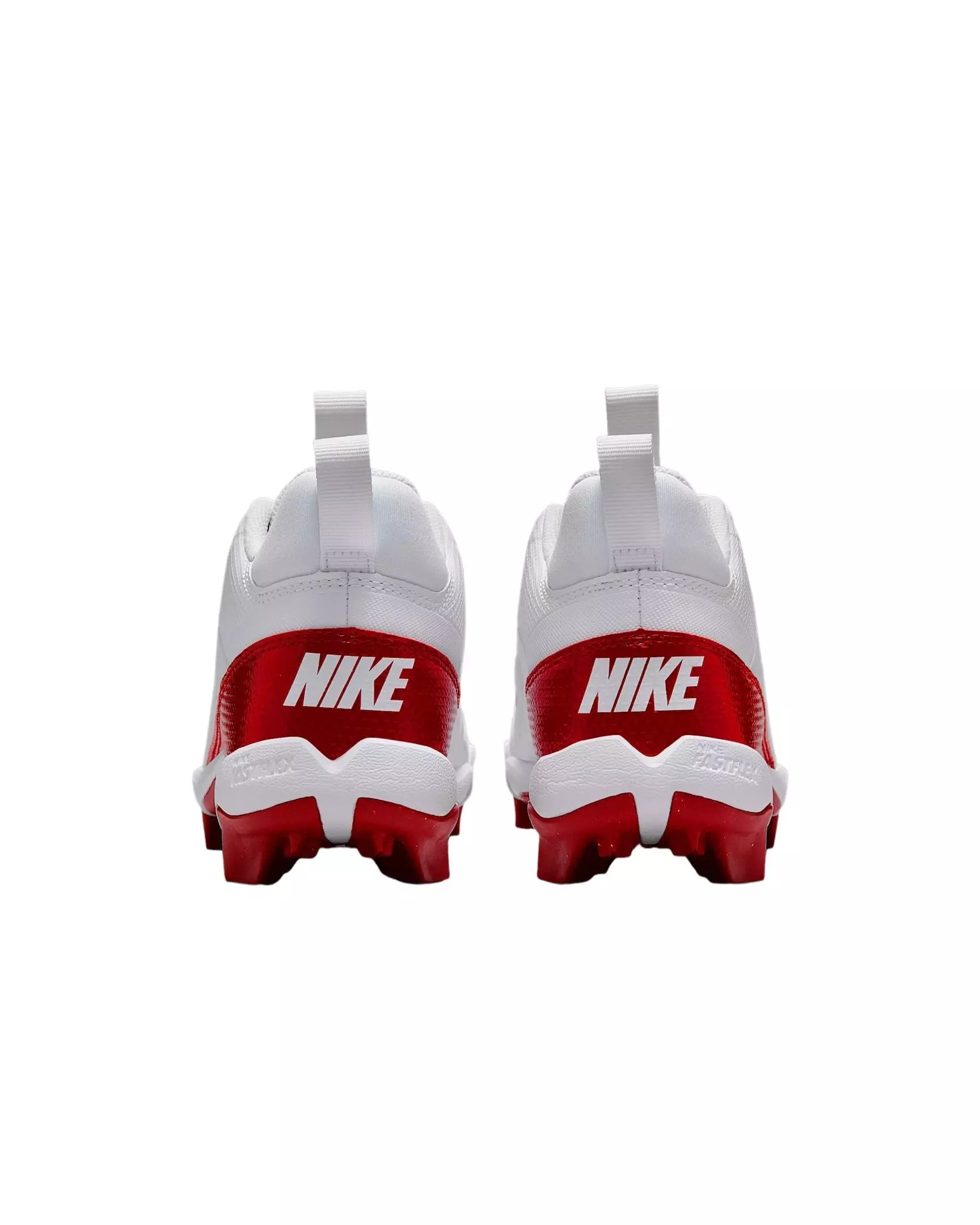 Nike Alpha Menace 4 Shark "White/University Red/Photon Dust" Grade School Boys' Football Cleat - WHITE/RED/DUST/RED