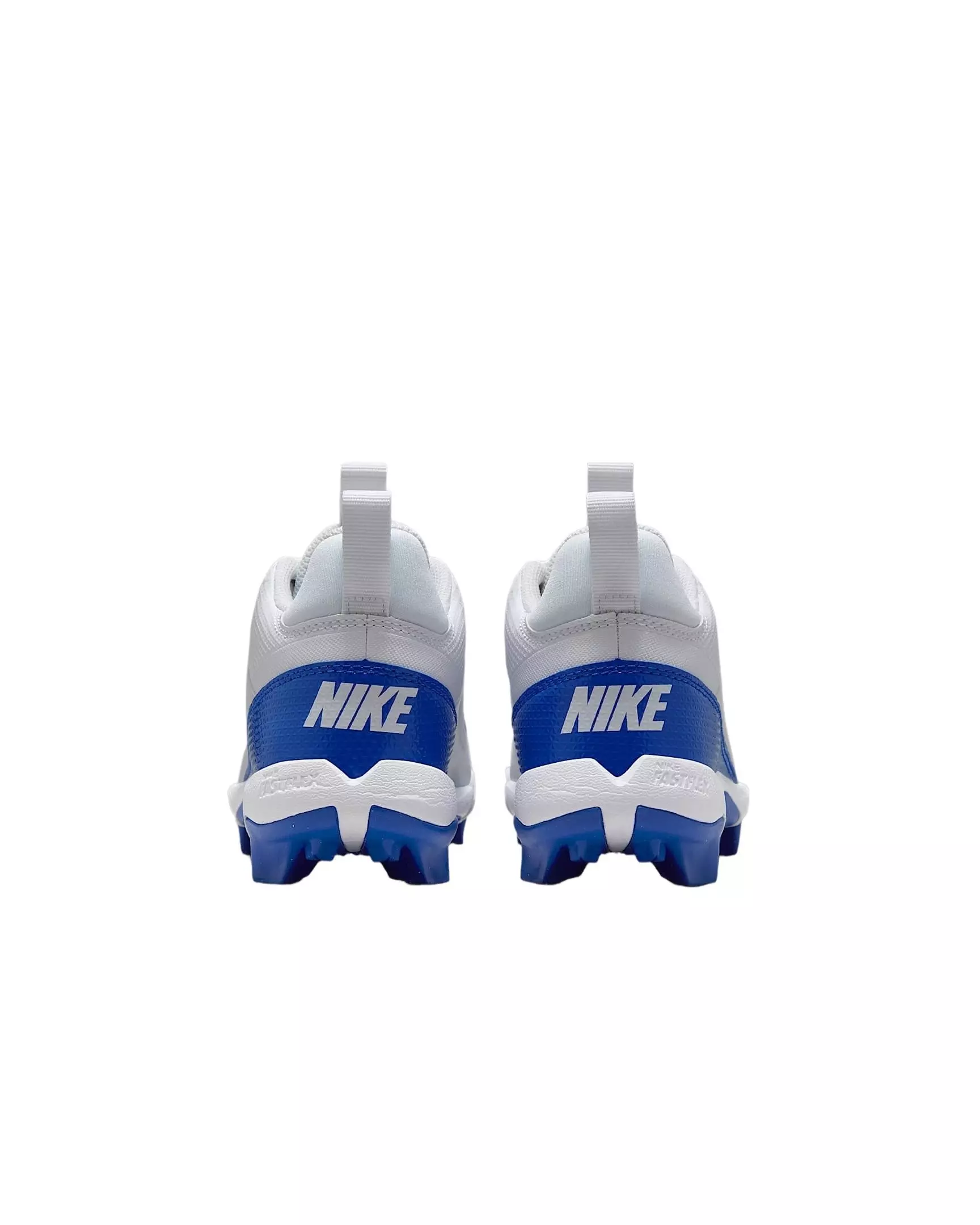 Nike Alpha Menace 4 Shark "White/Hyper Royal/Photon Dust" Grade School Boys' Football Cleat - WHITE/ROYAL/DUST/ROYAL