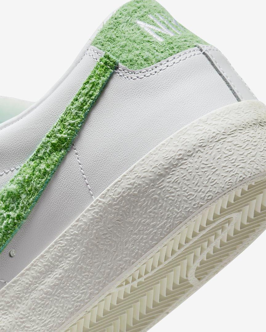 Nike Blazer Low 77 Vintage White Sail Mean Green Men S Shoe Hibbett City Gear