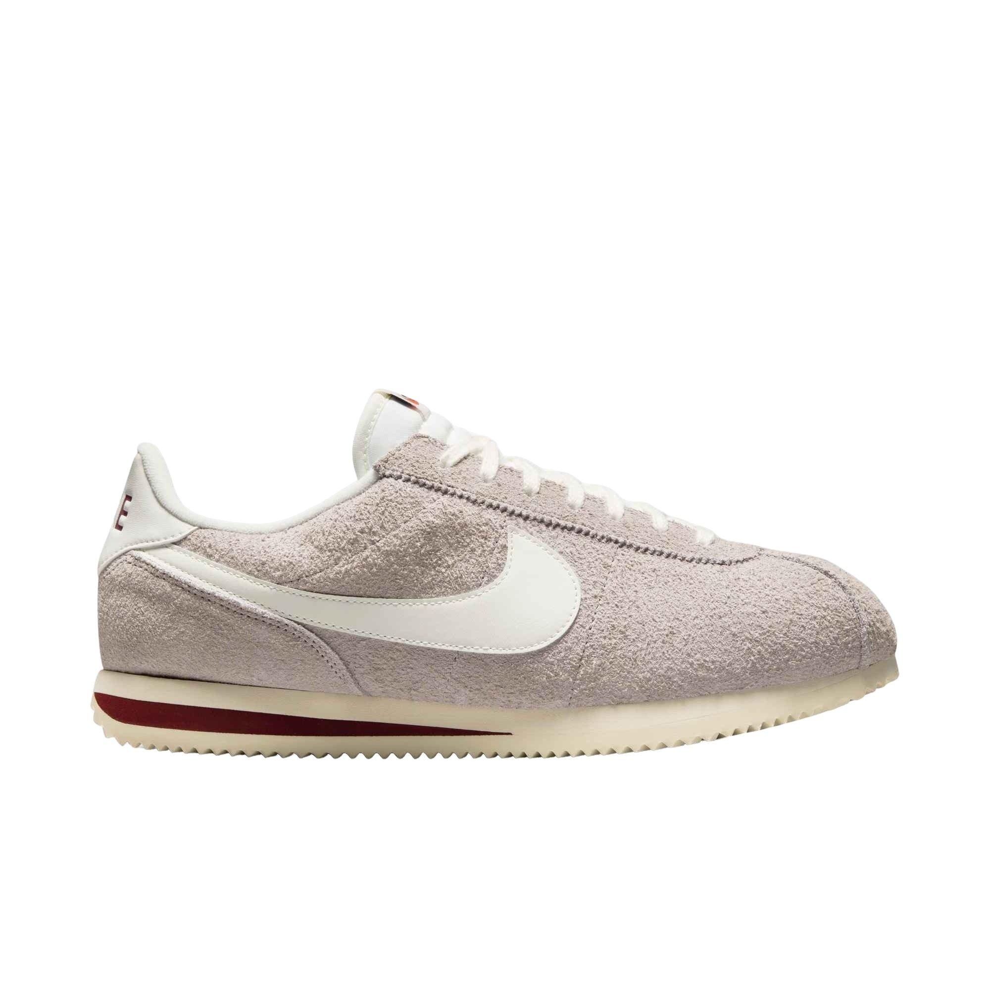 Nike Cortez SE Suede "College Grey/Dark Team Red/Coconut Milk/Sail" Men's Shoe - GREY/DK RED/MILK/SAIL Thumbnail View 1