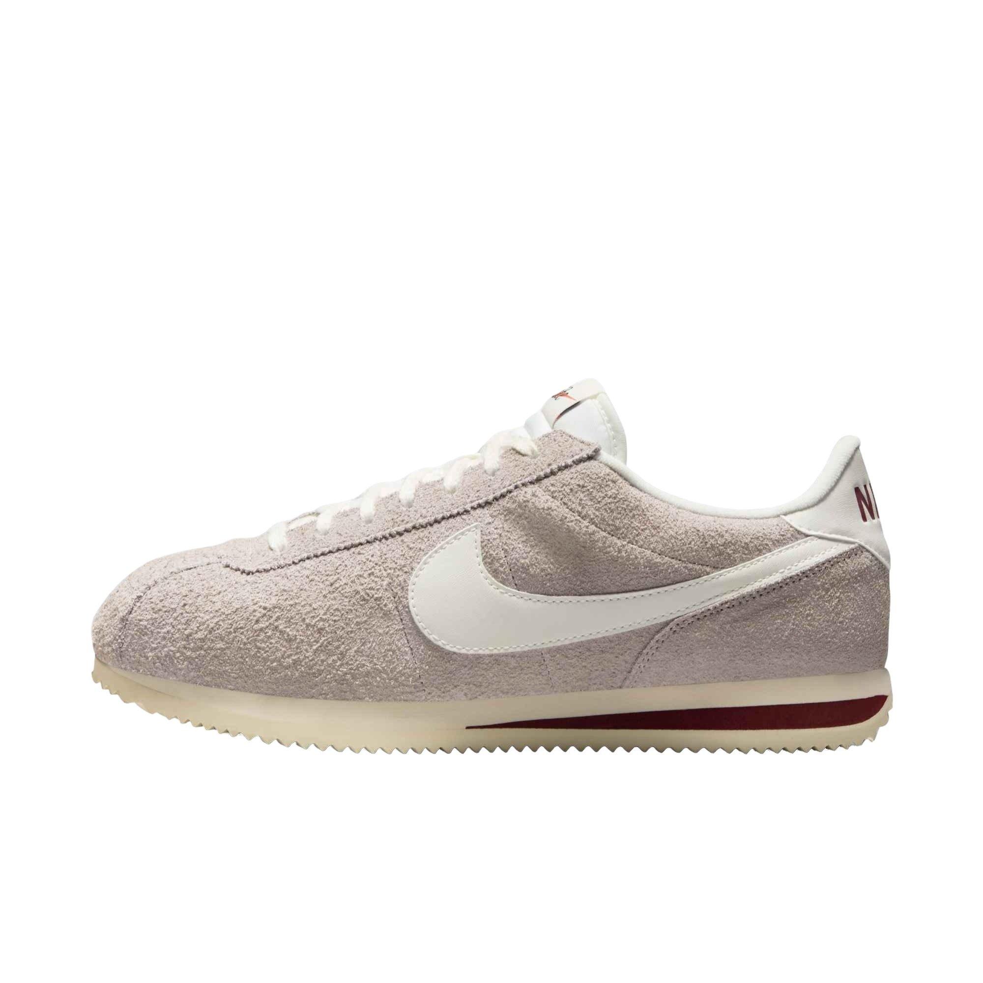 Nike Cortez SE Suede "College Grey/Dark Team Red/Coconut Milk/Sail" Men's Shoe - GREY/DK RED/MILK/SAIL Thumbnail View 2
