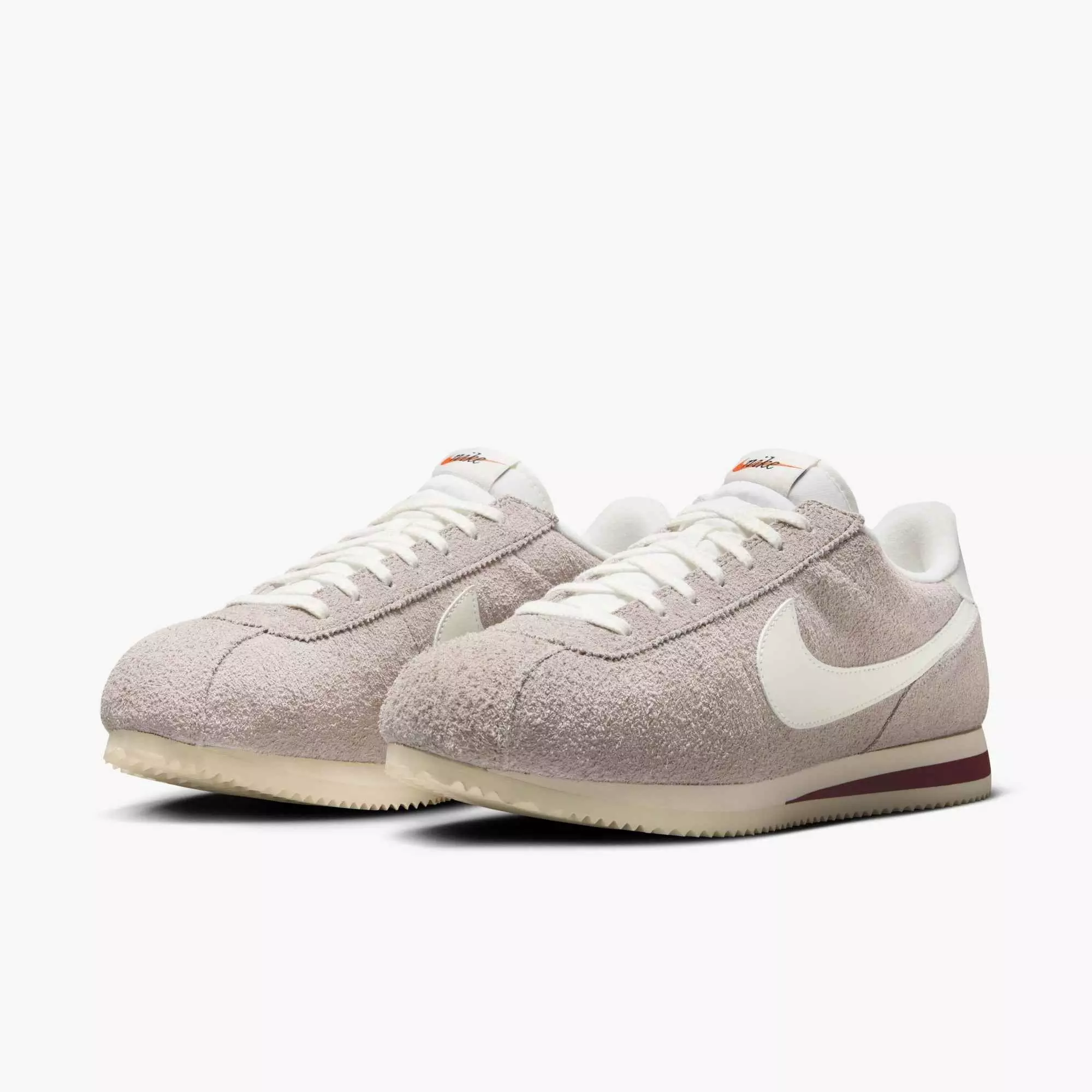 Nike Cortez SE Suede "College Grey/Dark Team Red/Coconut Milk/Sail" Men's Shoe - GREY/DK RED/MILK/SAIL