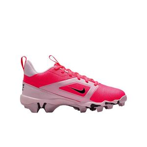 Nike Alpha Menace 4 Shark "Racer Pink/Pink Foam/Dark Smoke Grey" Grade School Boys' Football Cleat