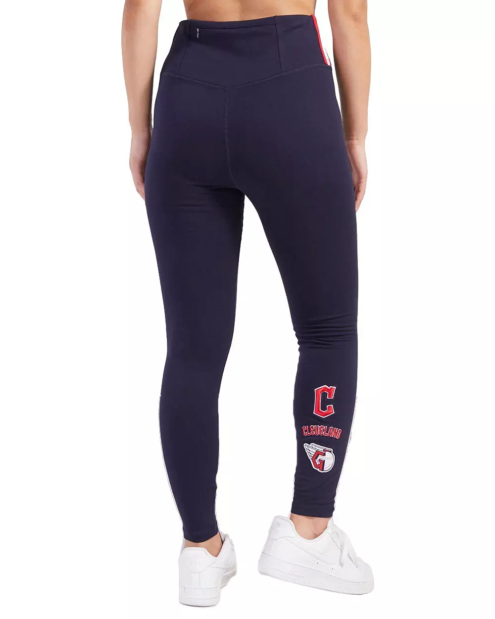 Pro Standard Women's MLB Cleveland Guardians Retro Classic Jersey Leggings - Navy - NAVY
