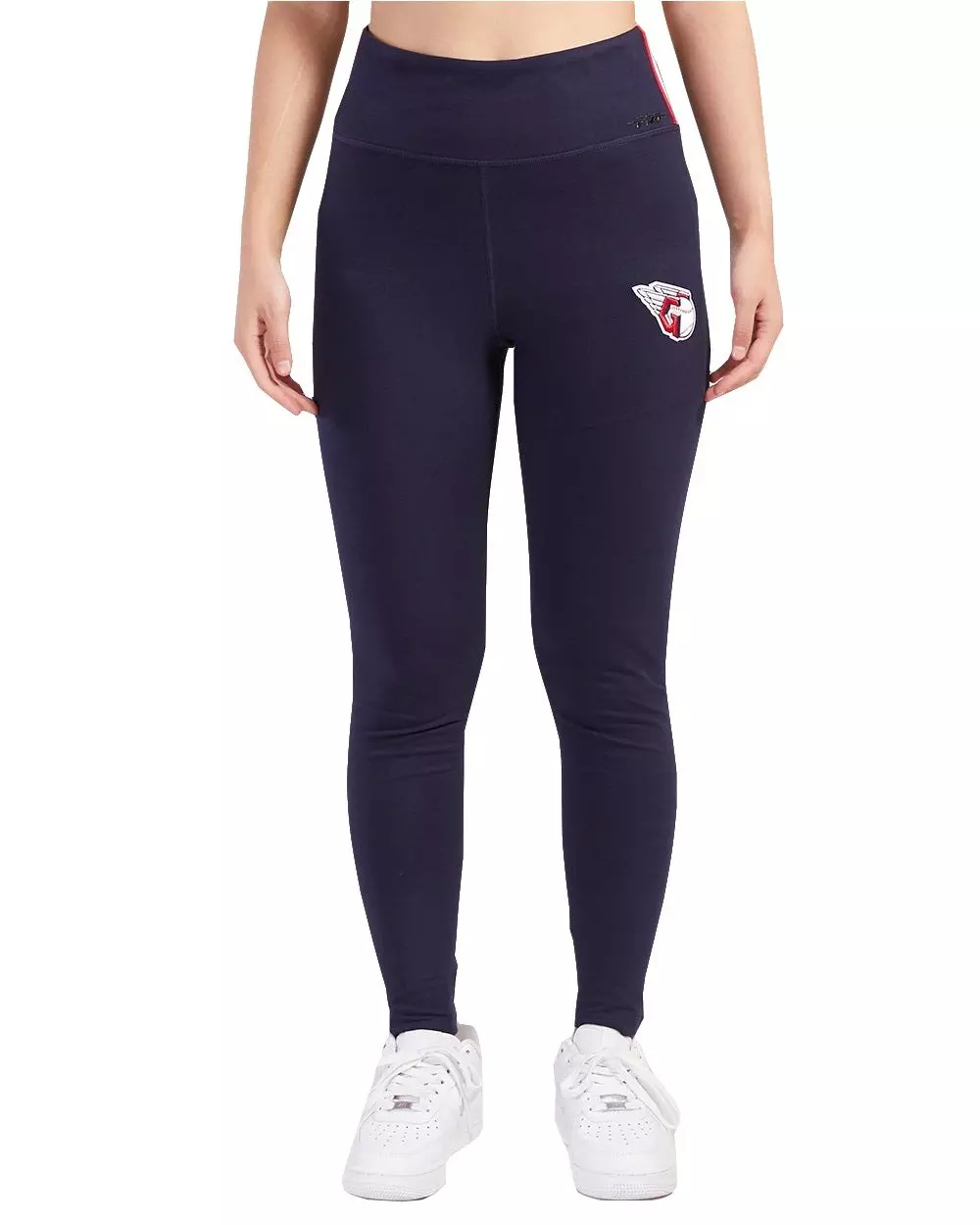 Pro Standard Women's MLB Cleveland Guardians Retro Classic Jersey Leggings - Navy - NAVY