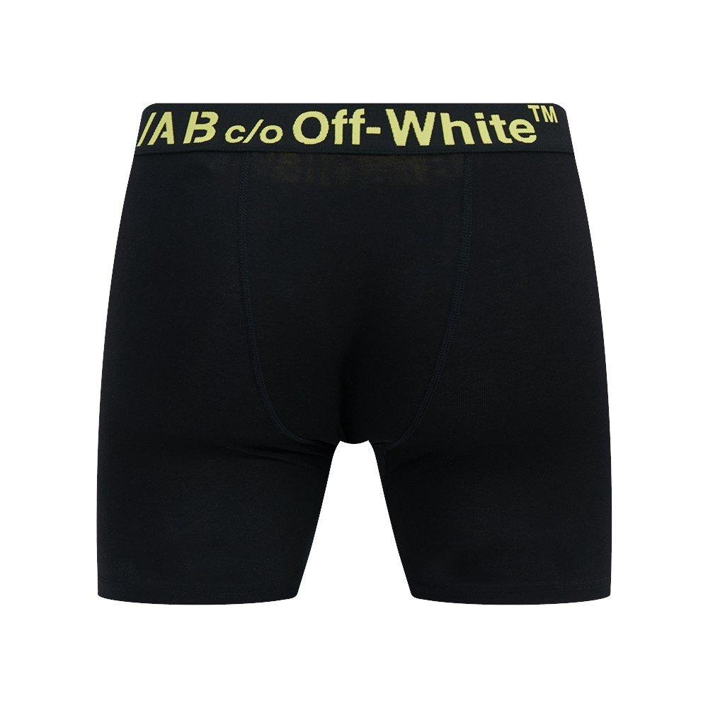 L/AB c/o Off-White Men's Belt Printed Boxer Brief - Black - BLACK