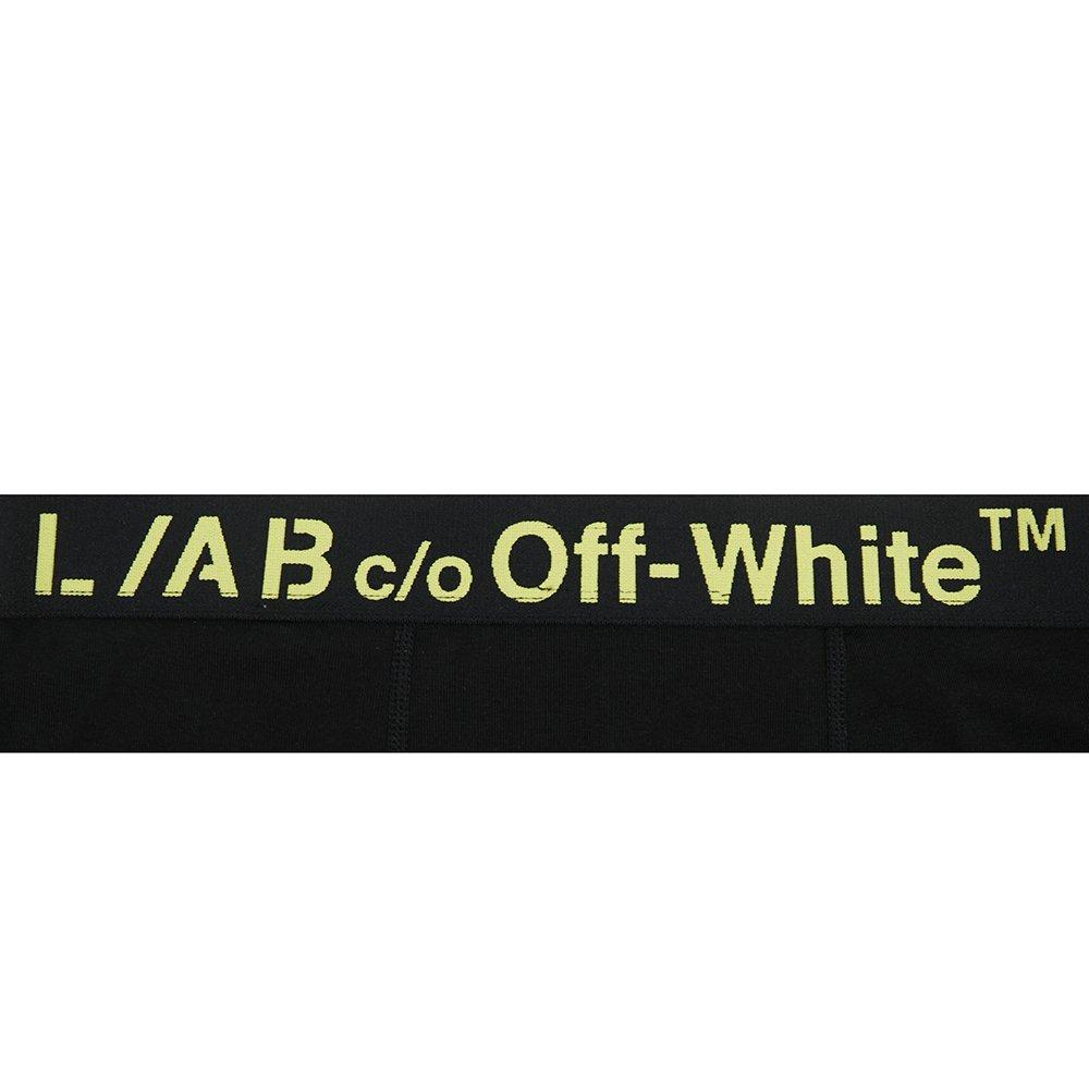 L/AB c/o Off-White Men's Belt Printed Boxer Brief - Black - BLACK