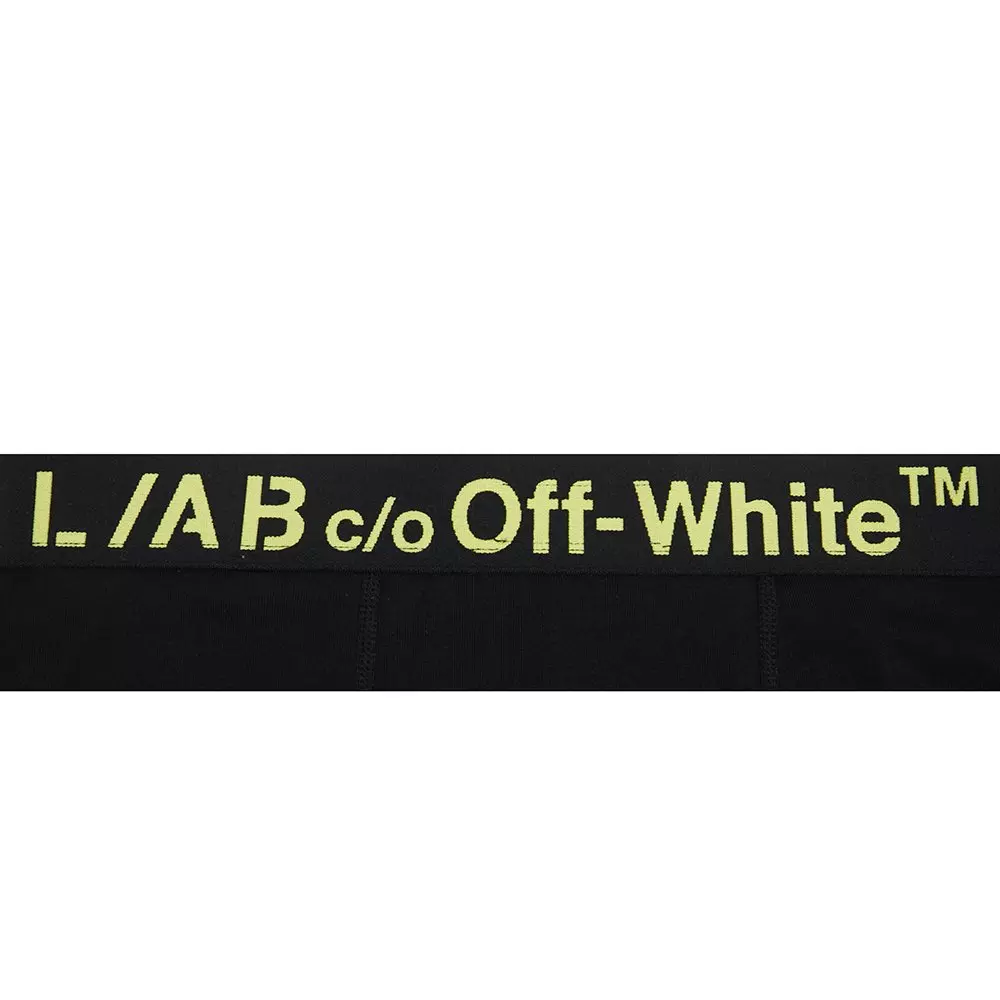 L/AB c/o Off-White Men's Belt Printed Boxer Brief - Black - BLACK