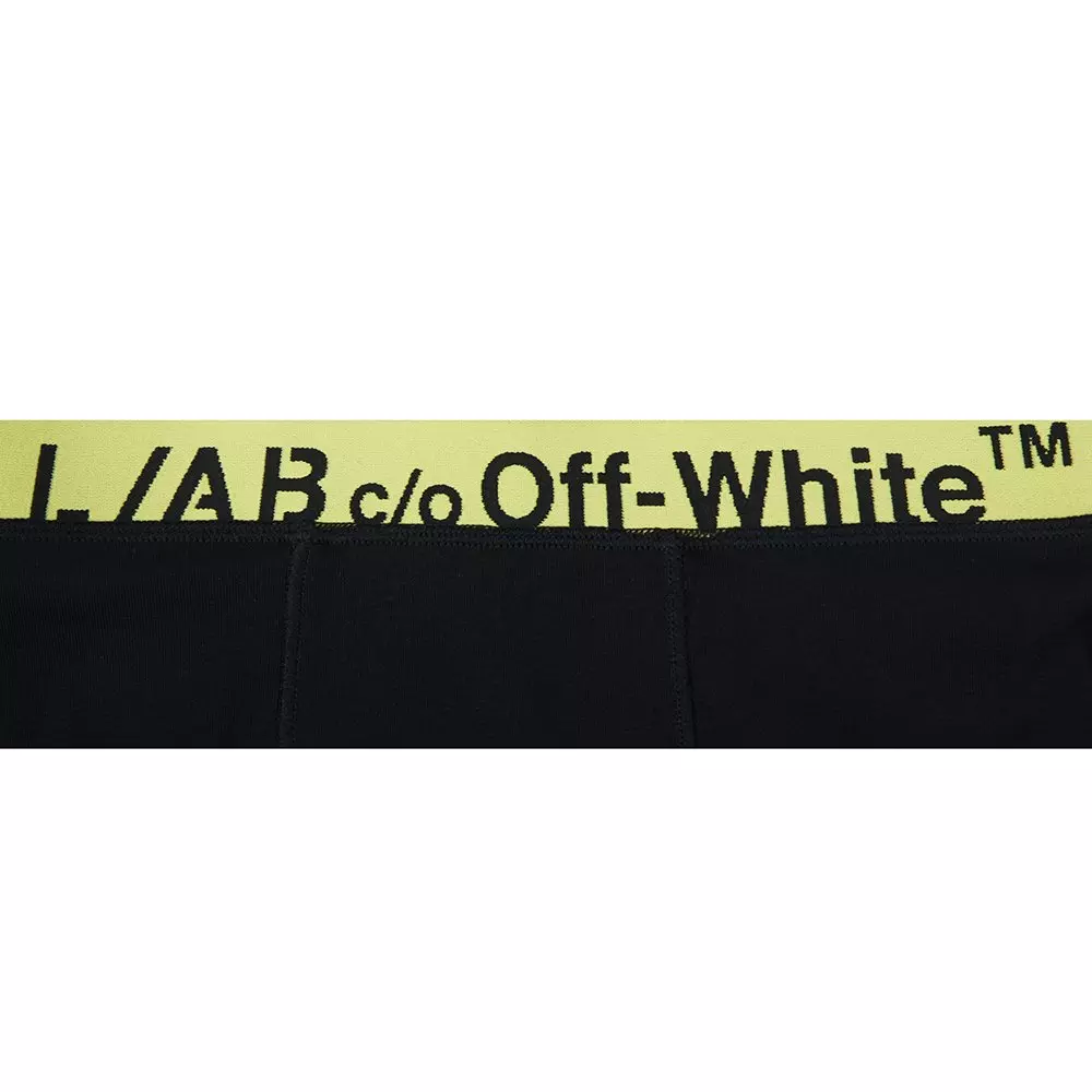 L/AB c/o Off-White Men's Belt Printed Boxer Brief - Black - BLACK