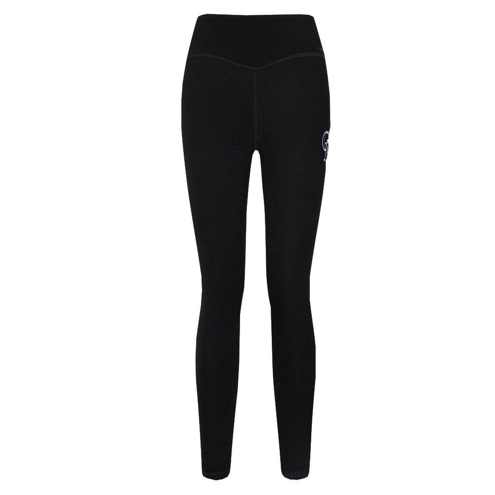 Pro Standard Women's MLB Colorado Rockies Retro Classic Jersey Leggings - Black - BLACK Thumbnail View 3