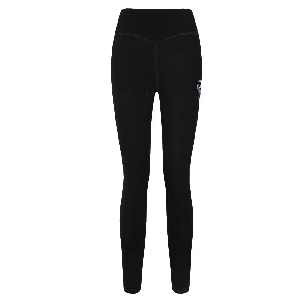 Pro Standard Women's MLB Colorado Rockies Retro Classic Jersey Leggings - Black - BLACK