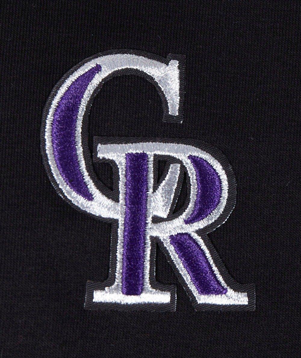 Pro Standard Women's MLB Colorado Rockies Retro Classic Jersey Leggings - Black - BLACK Thumbnail View 5