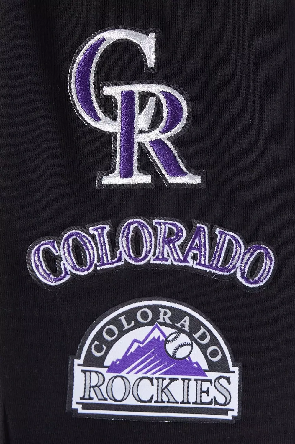 Pro Standard Women's MLB Colorado Rockies Retro Classic Jersey Leggings - Black - BLACK