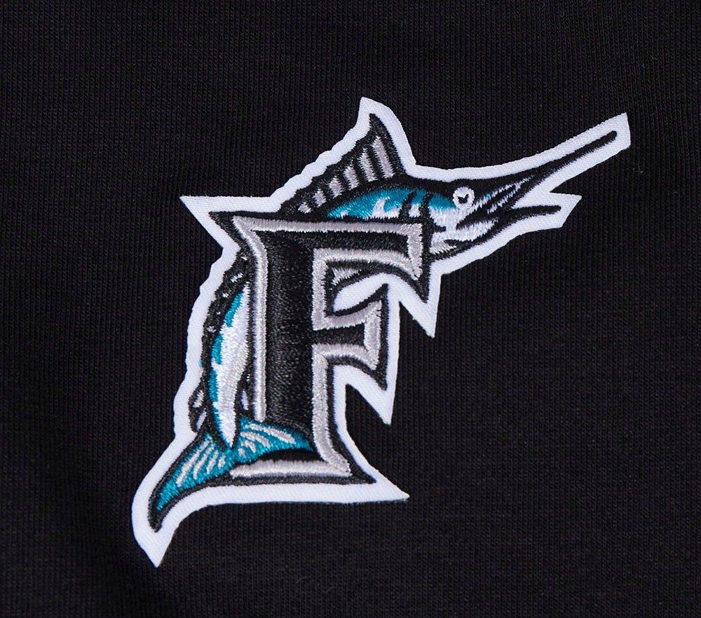 Pro Standard Women's MLB Miami Marlins Retro Classic Jersey Leggings - Black - BLACK Thumbnail View 5